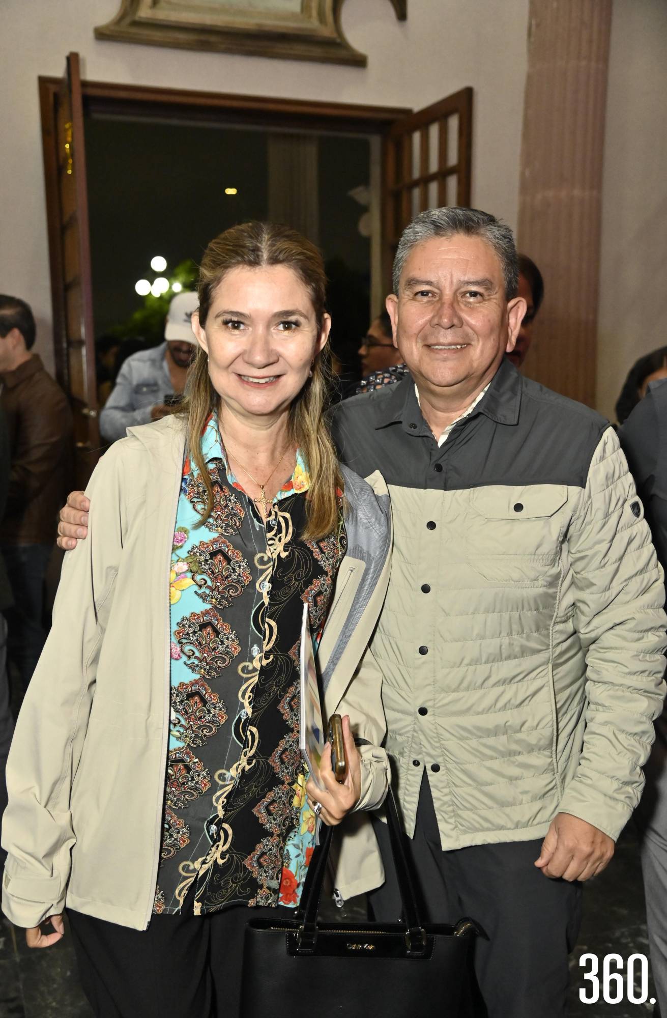 $!Anita González y César Fuentes.
