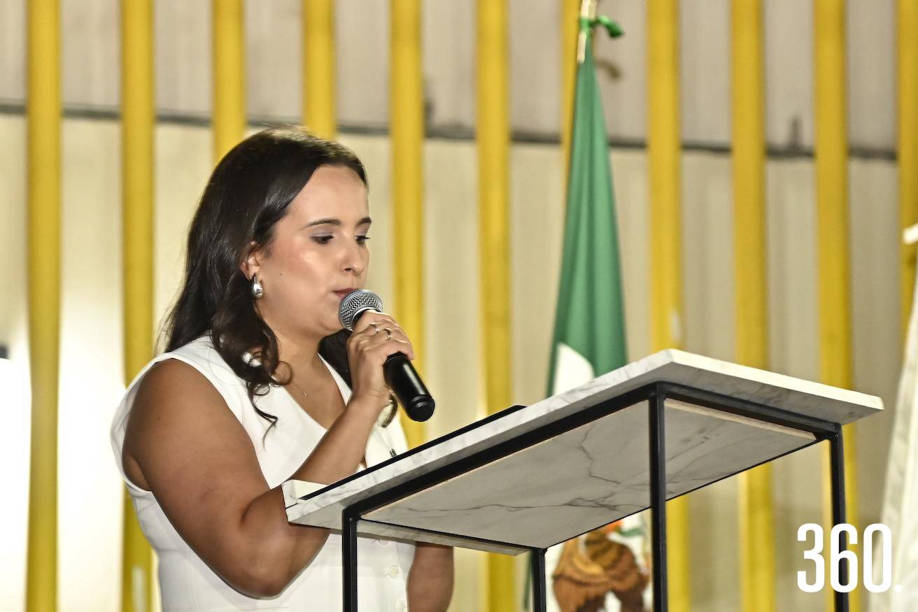 $!Martha Dainitín durante su discurso.