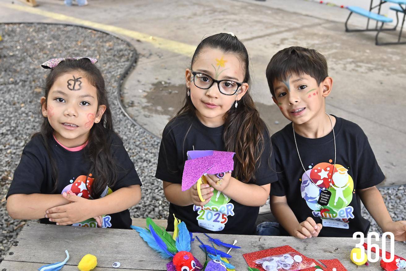 $!Sofía García, Elena Cabral y Enrique Cruz.