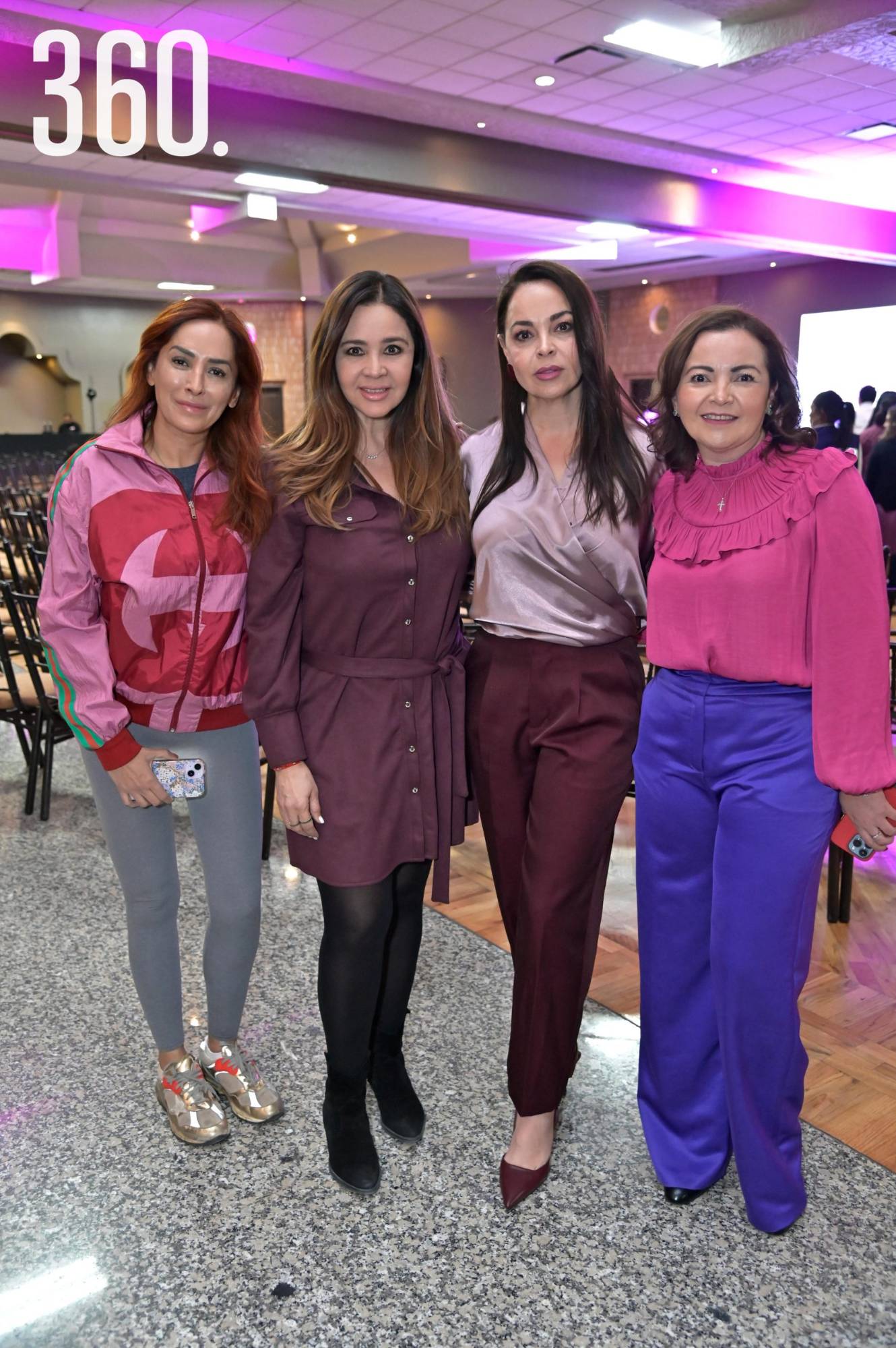 $!Mónica Robles, Maricarmen Farías, Laura Farías y Gloria Siller.