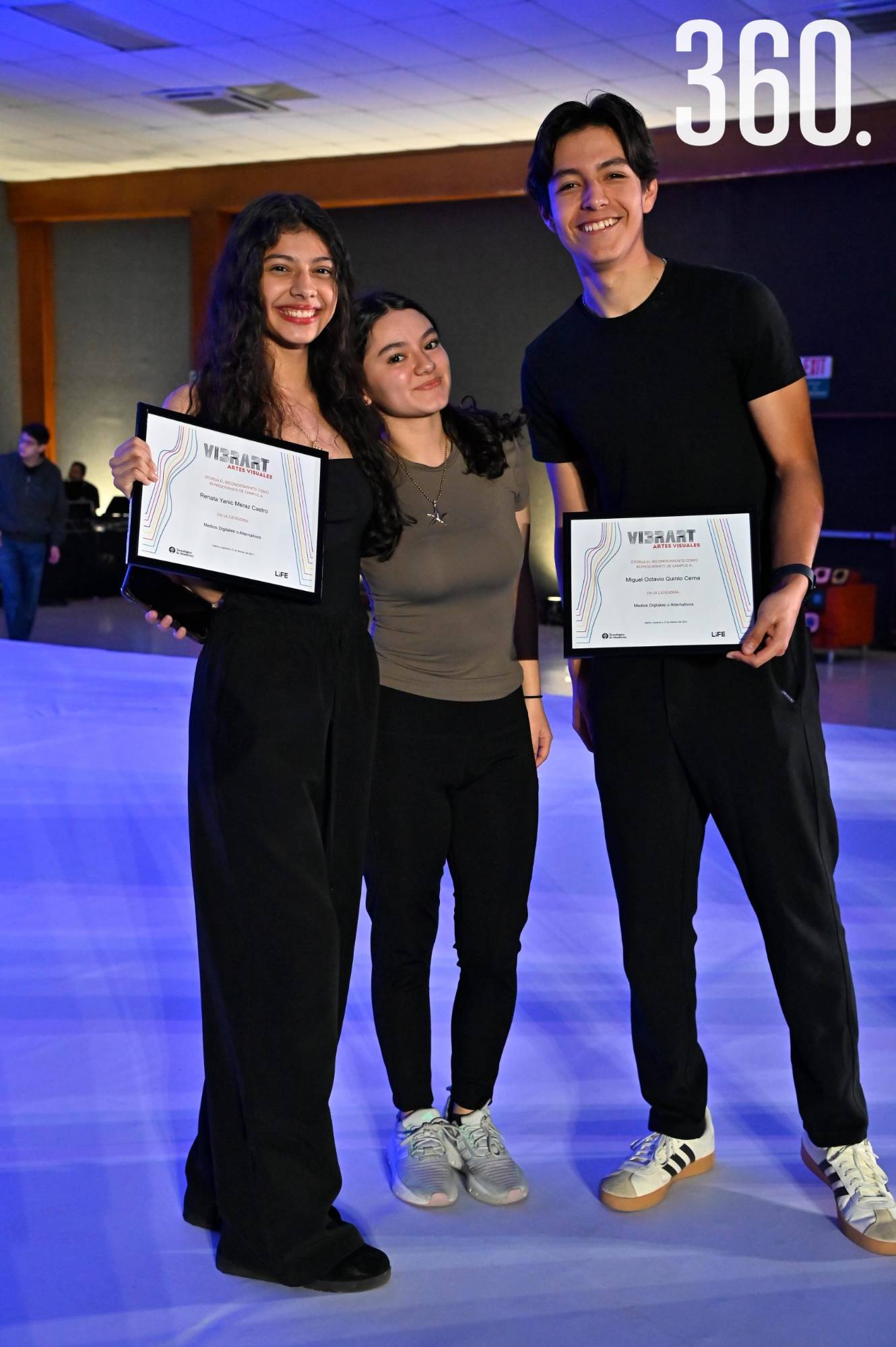 $!Renata Meraz, Andrea Santibáñez y José Emilio Gil.