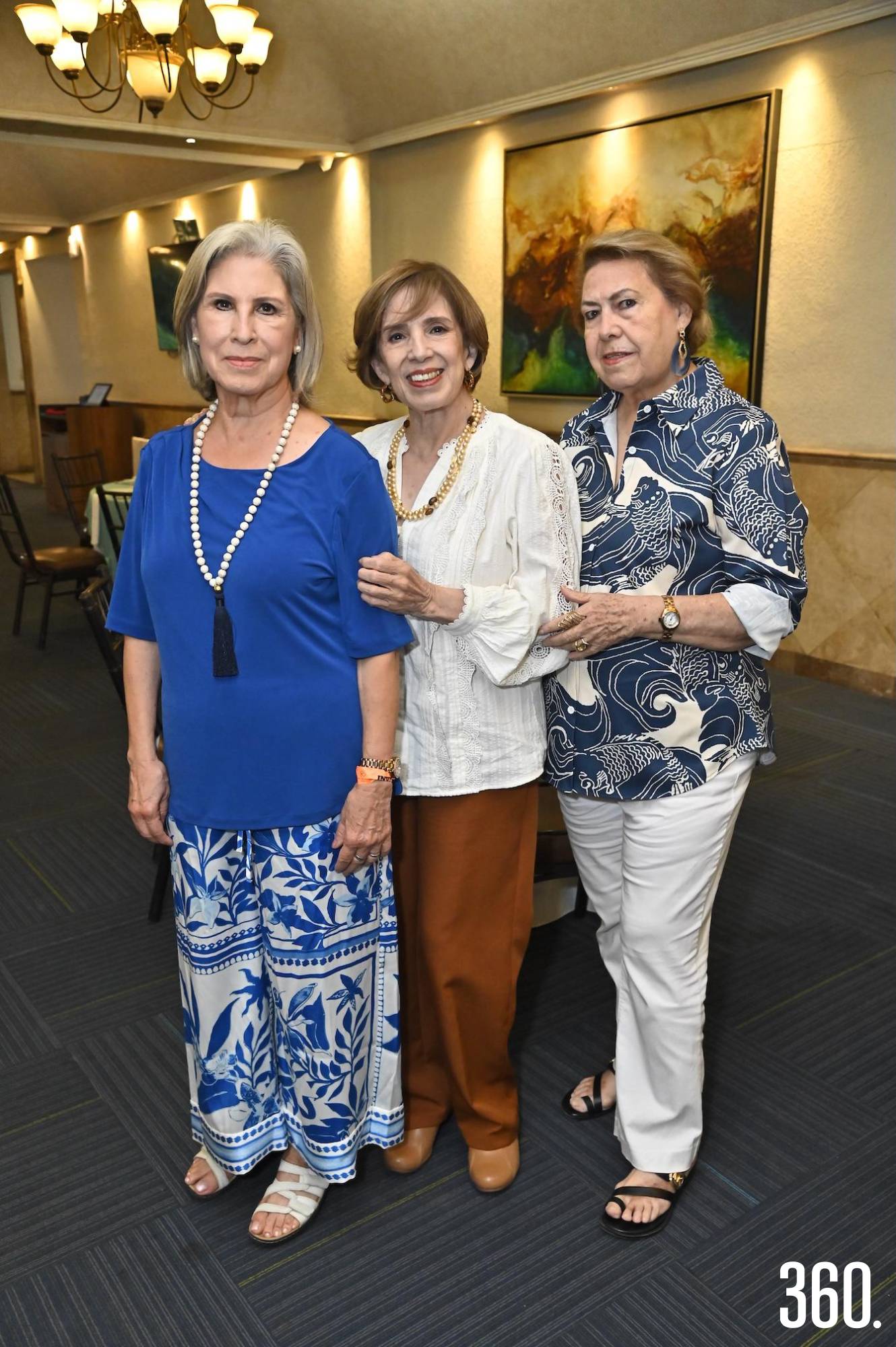 $!Rosy Almanza de Morales, Mene González y Conchita de Valle.