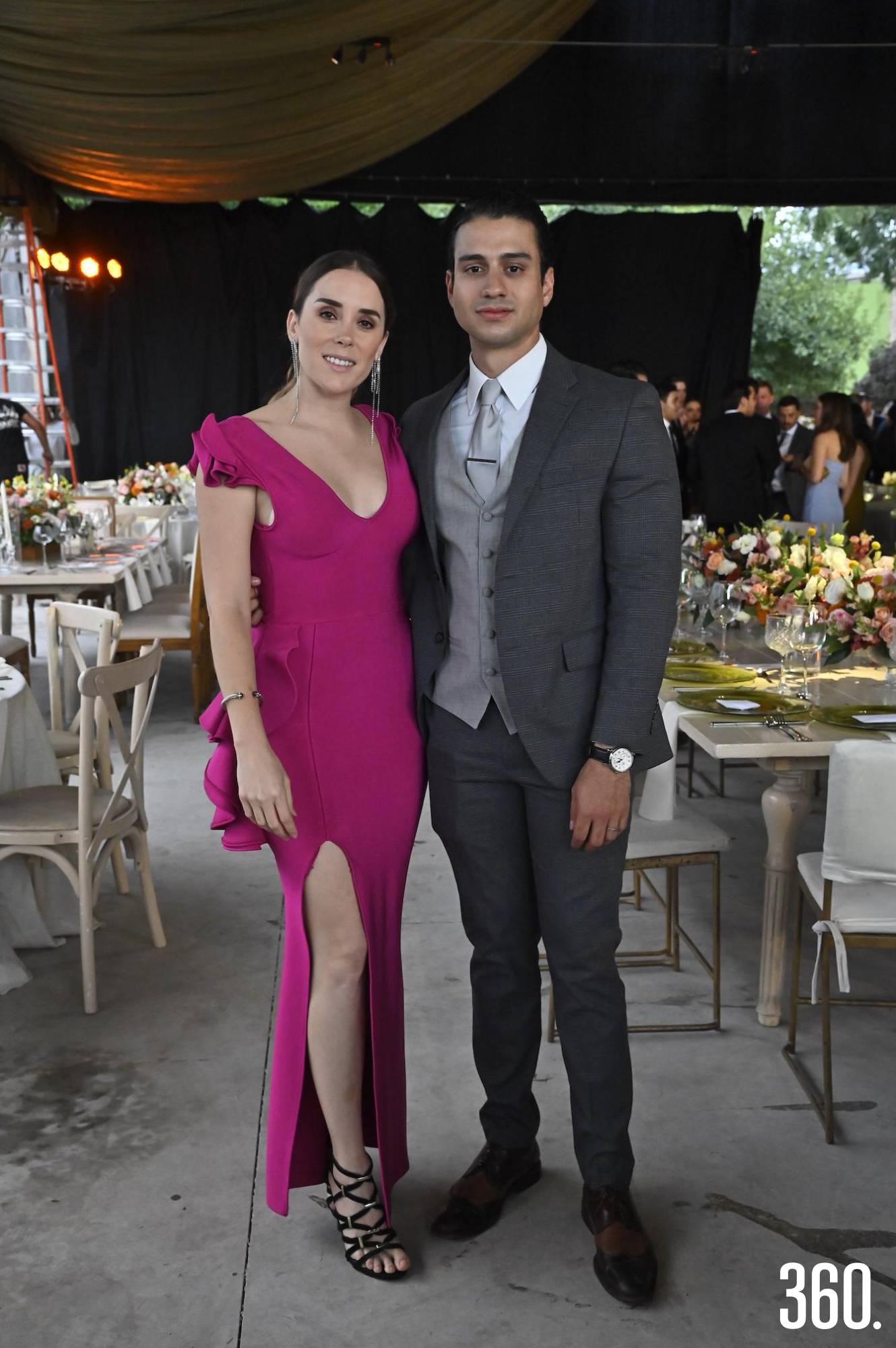 $!Estefanía Elizondo y Chuy Leal.