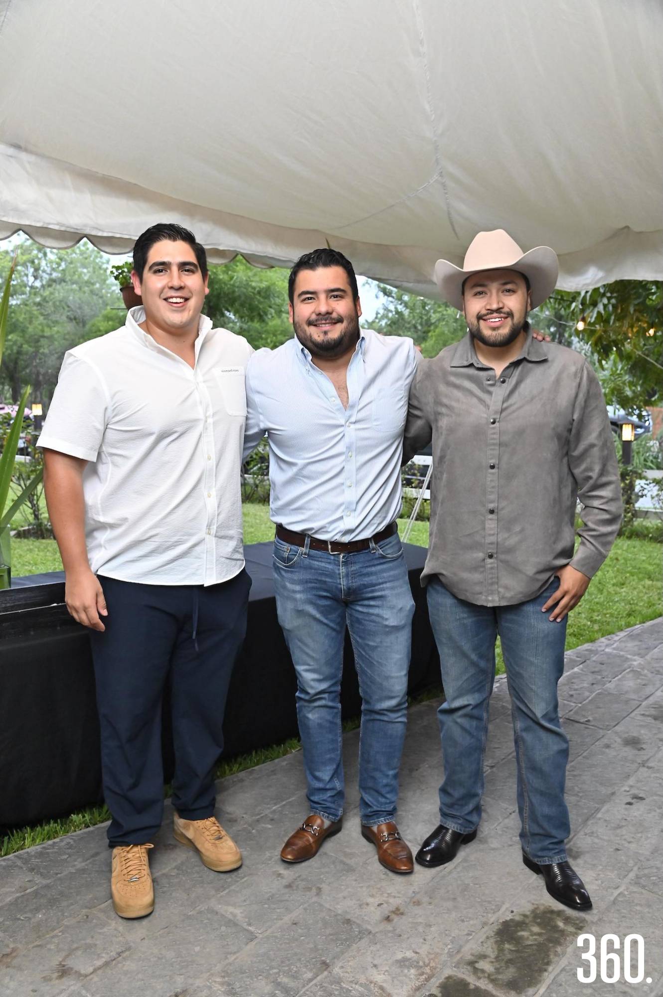 $!Diego Valdés, Alfonso Salas y Martín Rodríguez.