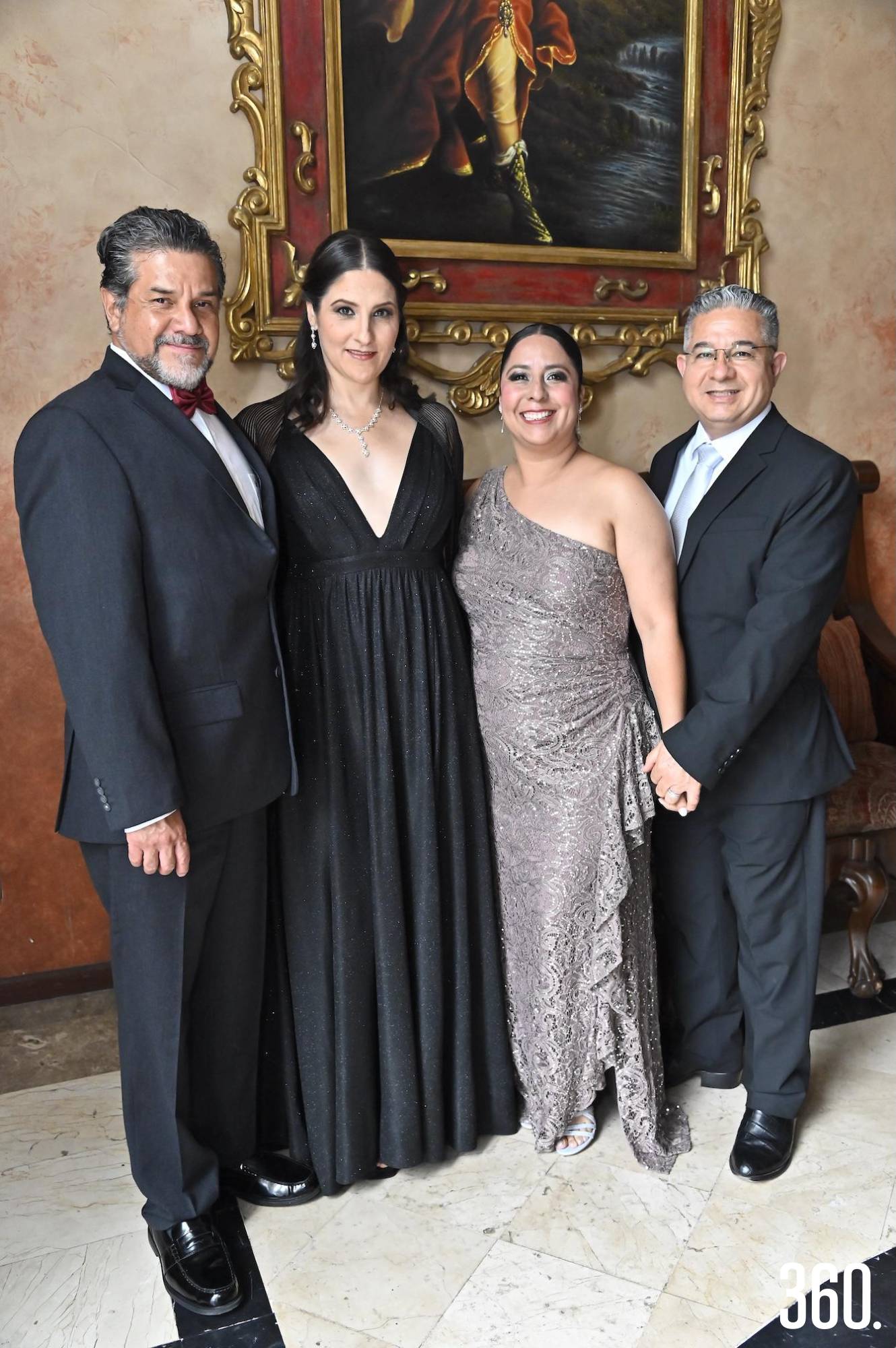 $!Julio Hernández, Pilar Montañez, María Aurora Reynoso y José Ramón Gamiño.