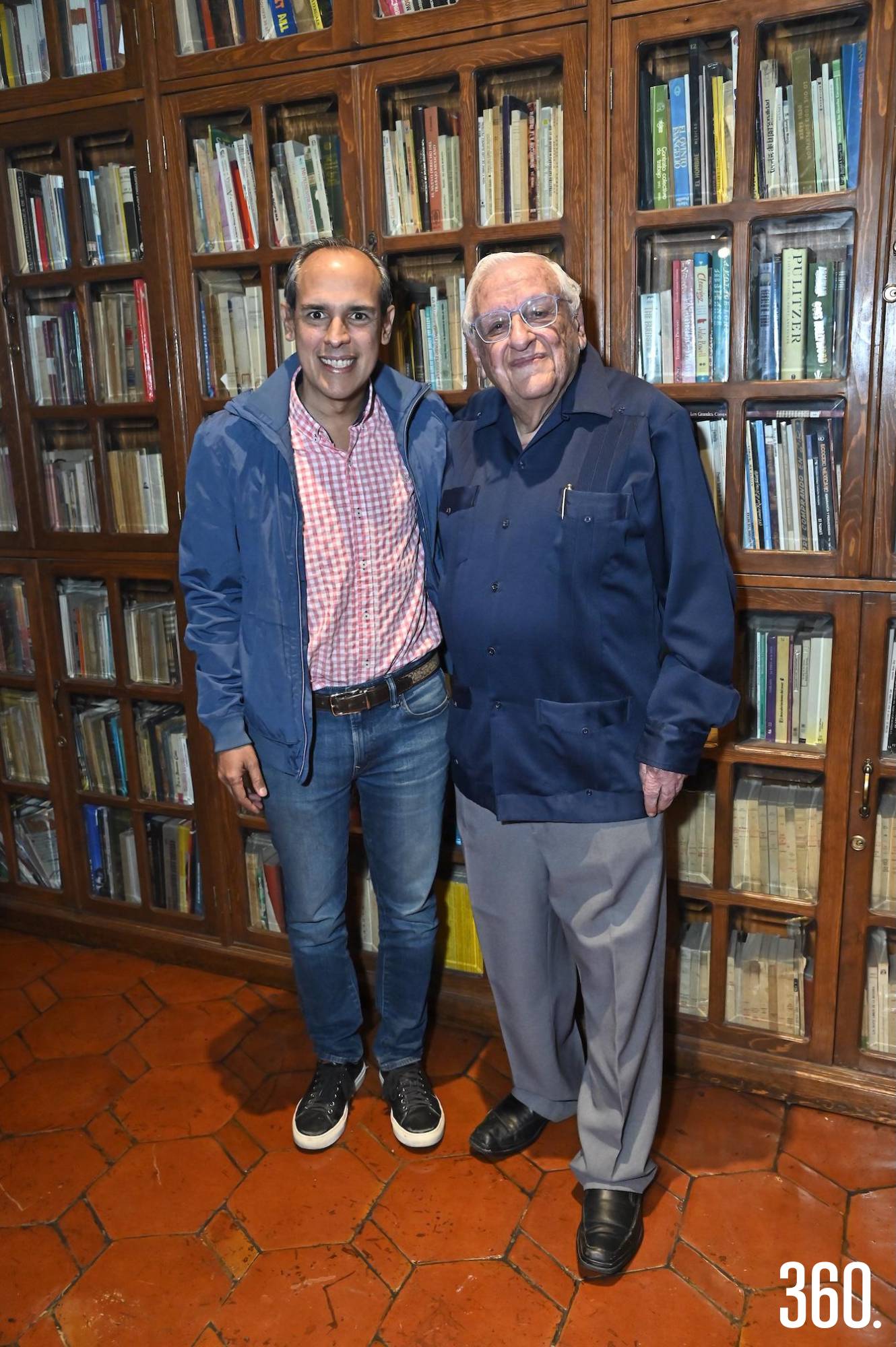 $!Javier Fuentes y Armando Fuentes Aguirre “Catón”.