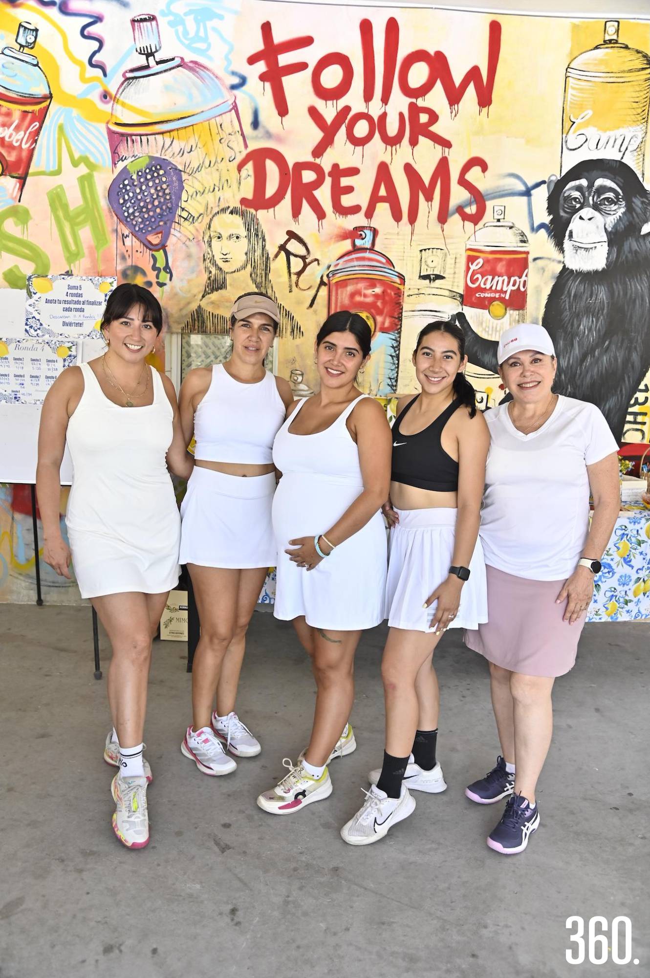 $!Janeth Espinosa, Mónica Agüero, Mariel Ramos, Vicky Pinales y Alis Valle.