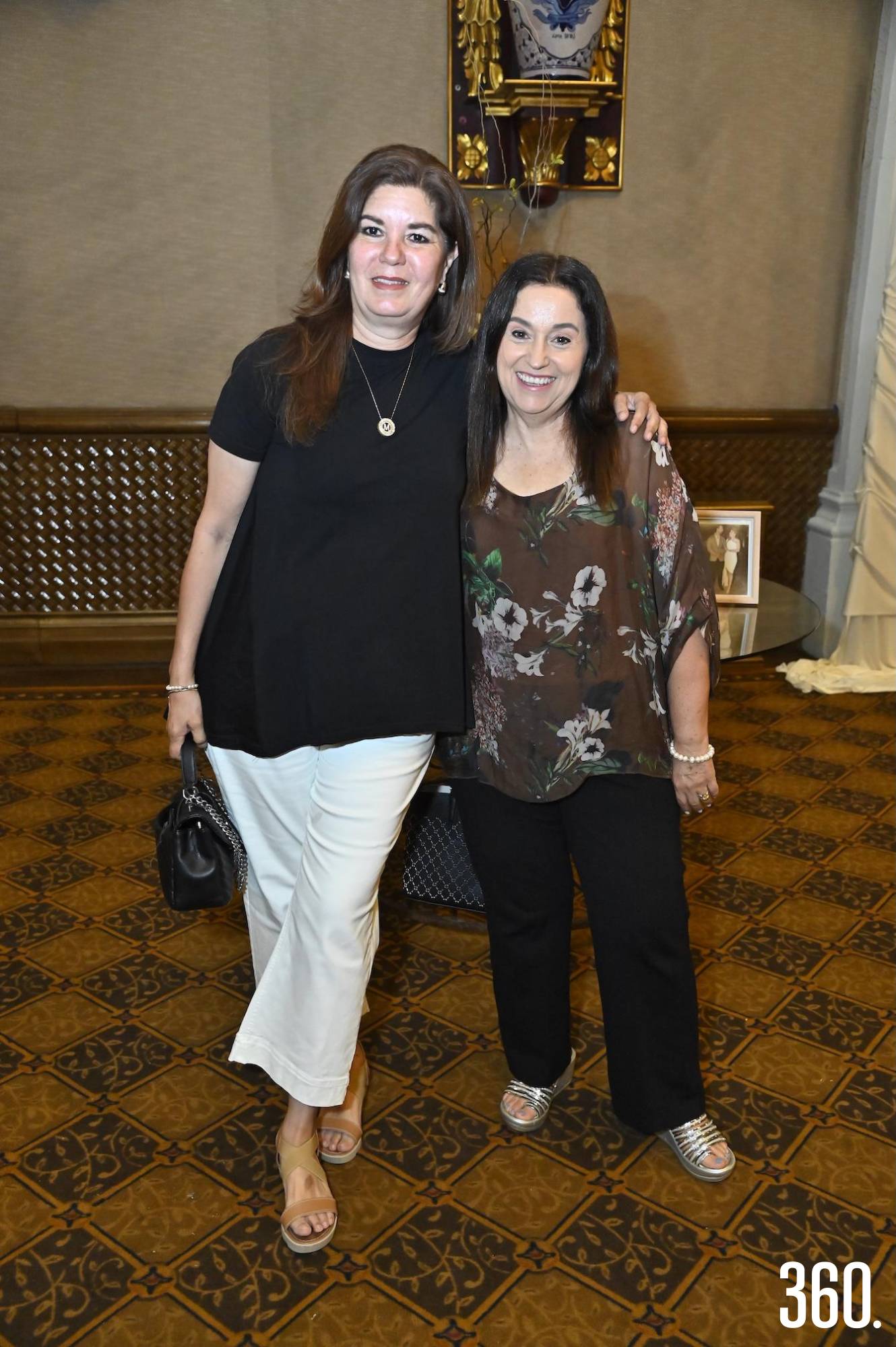 $!Mina Salinas y María Luisa Morales de Narro.