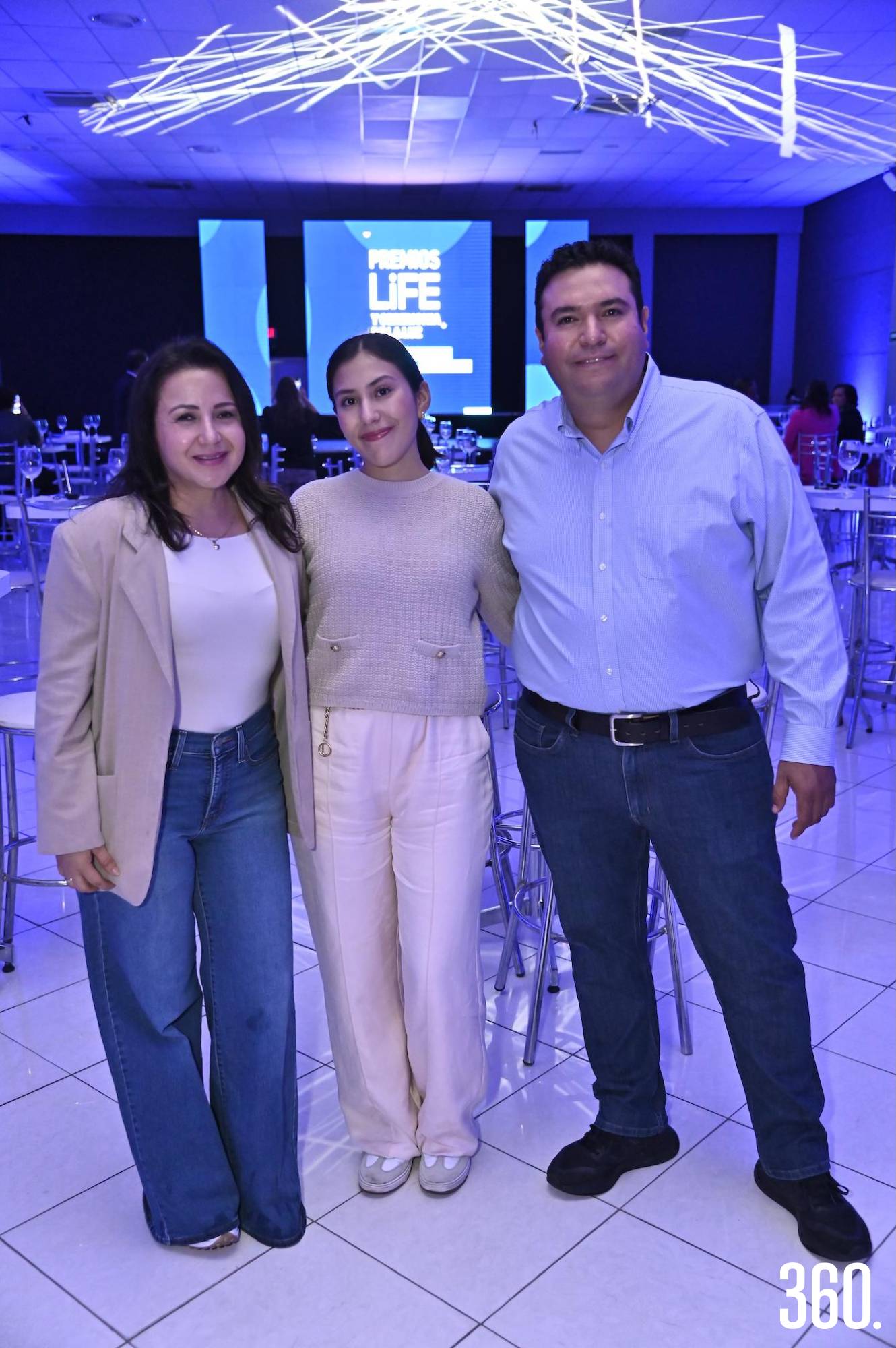 $!Fabiola Tristán, Jimena y Alfredo Aguirre.