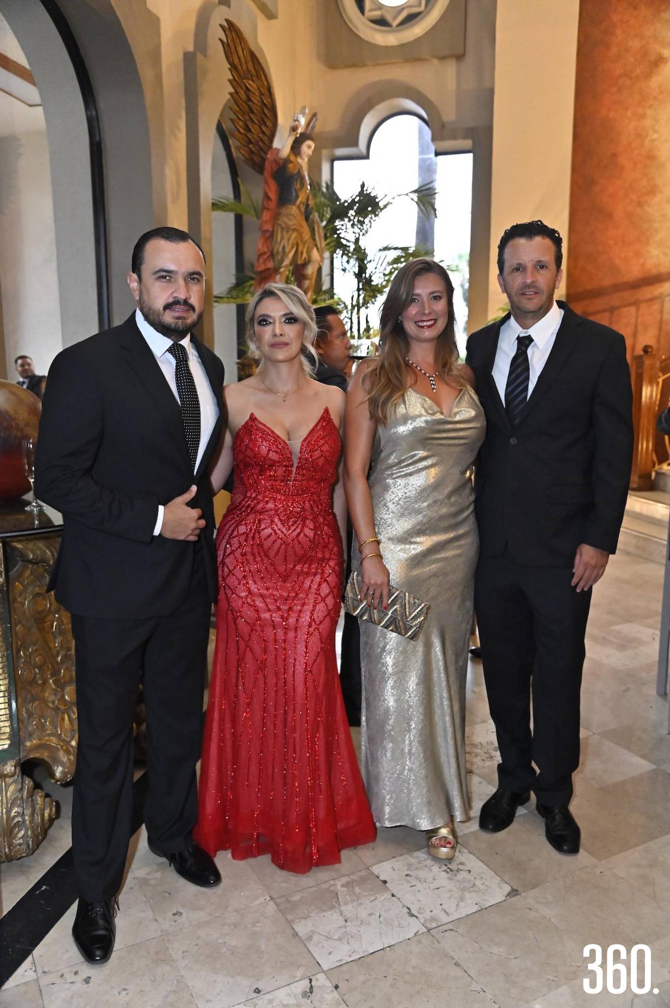 $!Eleazar Contreras, Brenda Dávila, Marcela Dávila y Guayo Garza.