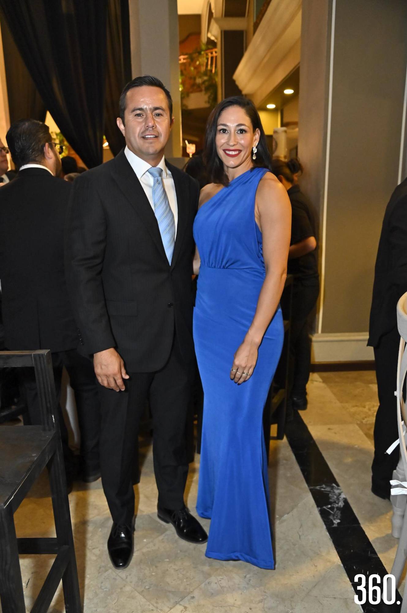 $!César Moreno y Ana Osorio.
