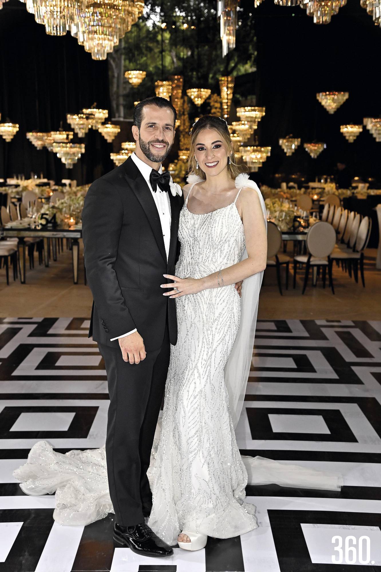 $!Los recién casados.