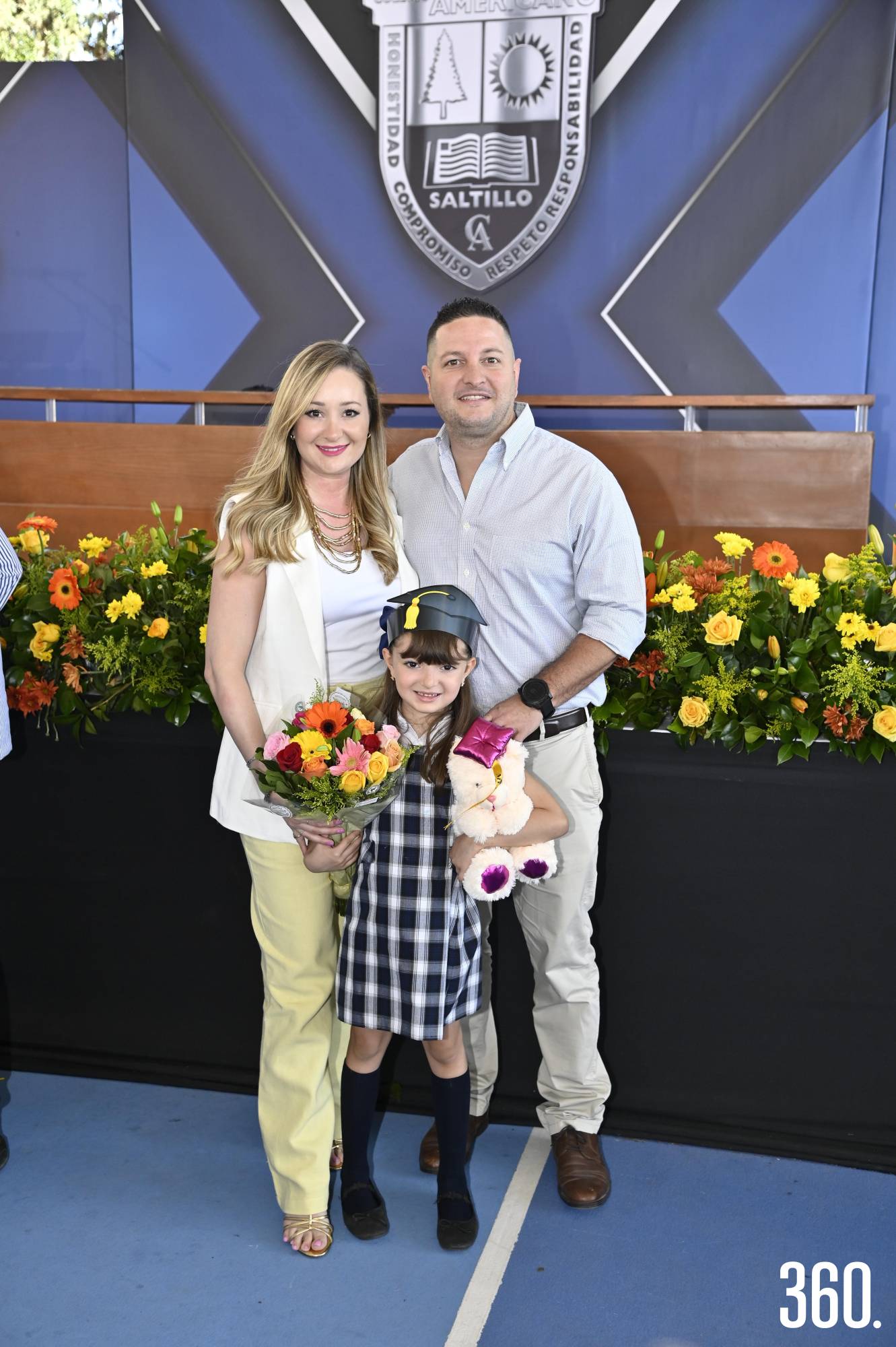 $!Nadia Sánchez y David Serrano con Alessa.