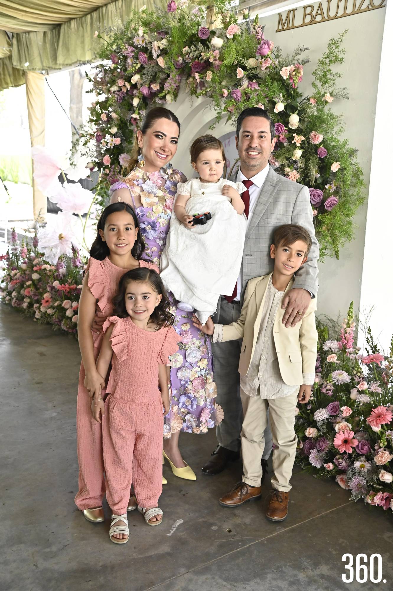 $!Sofía González, Valentina, Fernando López, María Sofía, Fernando y Macarena López.