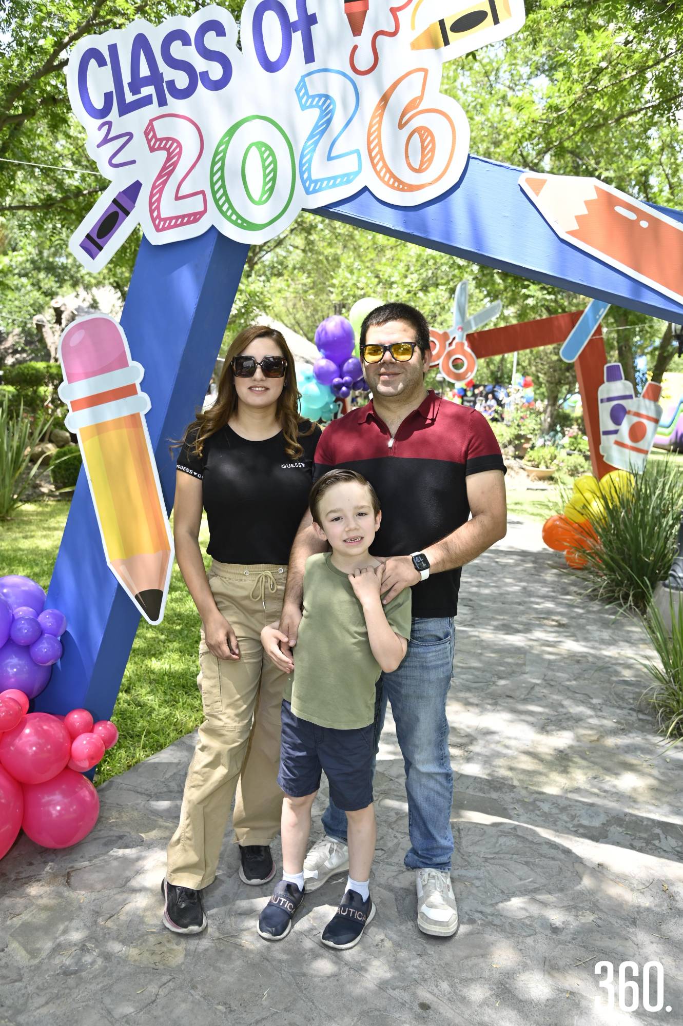 $!Andrea Villegas, Diego y José Diego Serna.