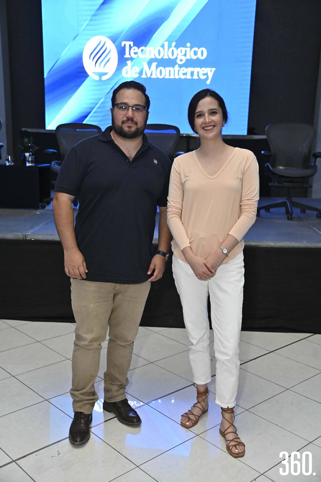 $!Diego Meza y Julieta Estrada.
