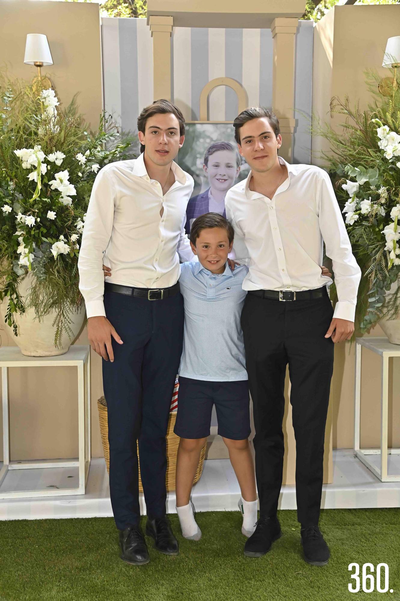 $!David Mendel, Andrés Gutiérrez y Leo Mendel.
