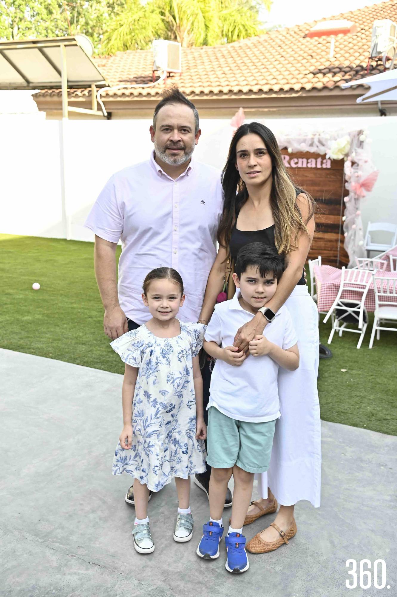 $!Alan Díaz, Gaby Rivera, Amalia Díaz y André Díaz.