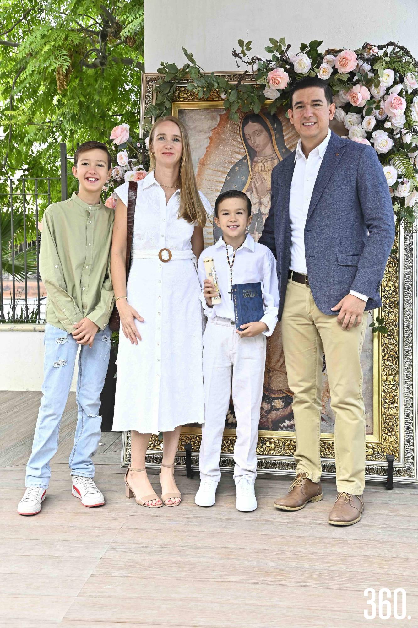 $!Teo Mireles, Alis de Mireles, Gastón Mireles y Mauricio Mireles.
