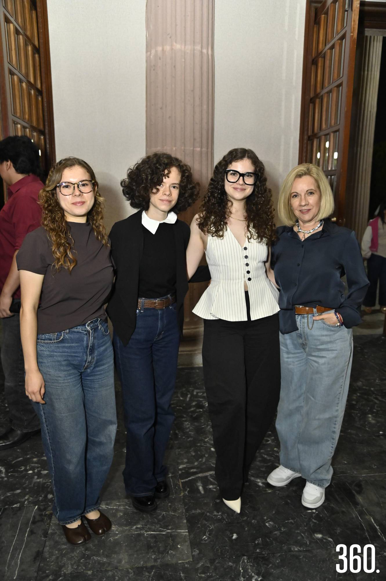 $!Fabiola, Marisol y Nayeli Rubalcaba con Blanca Aracely Pedroza.