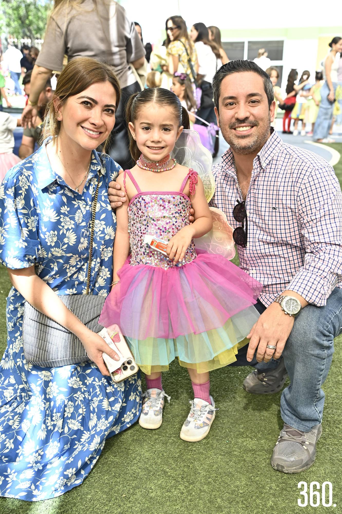 $!Sofía González, Macarena y Fernando López.