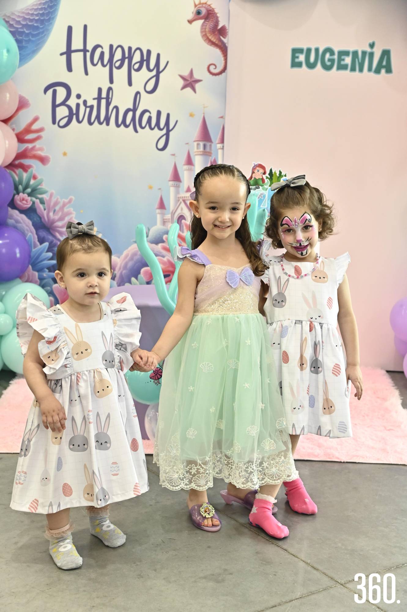 $!Eugenia con sus mejores amigas Inés y Luciana.