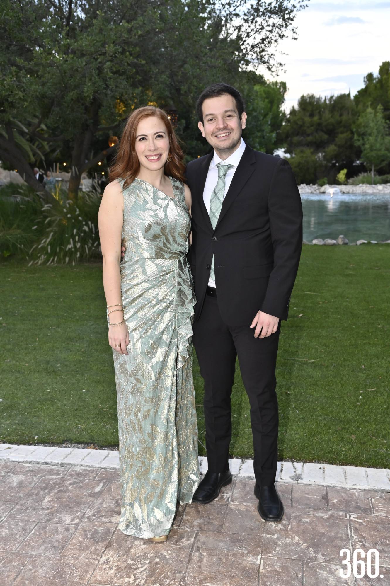 $!Magdalena Martínez y Alexis González.