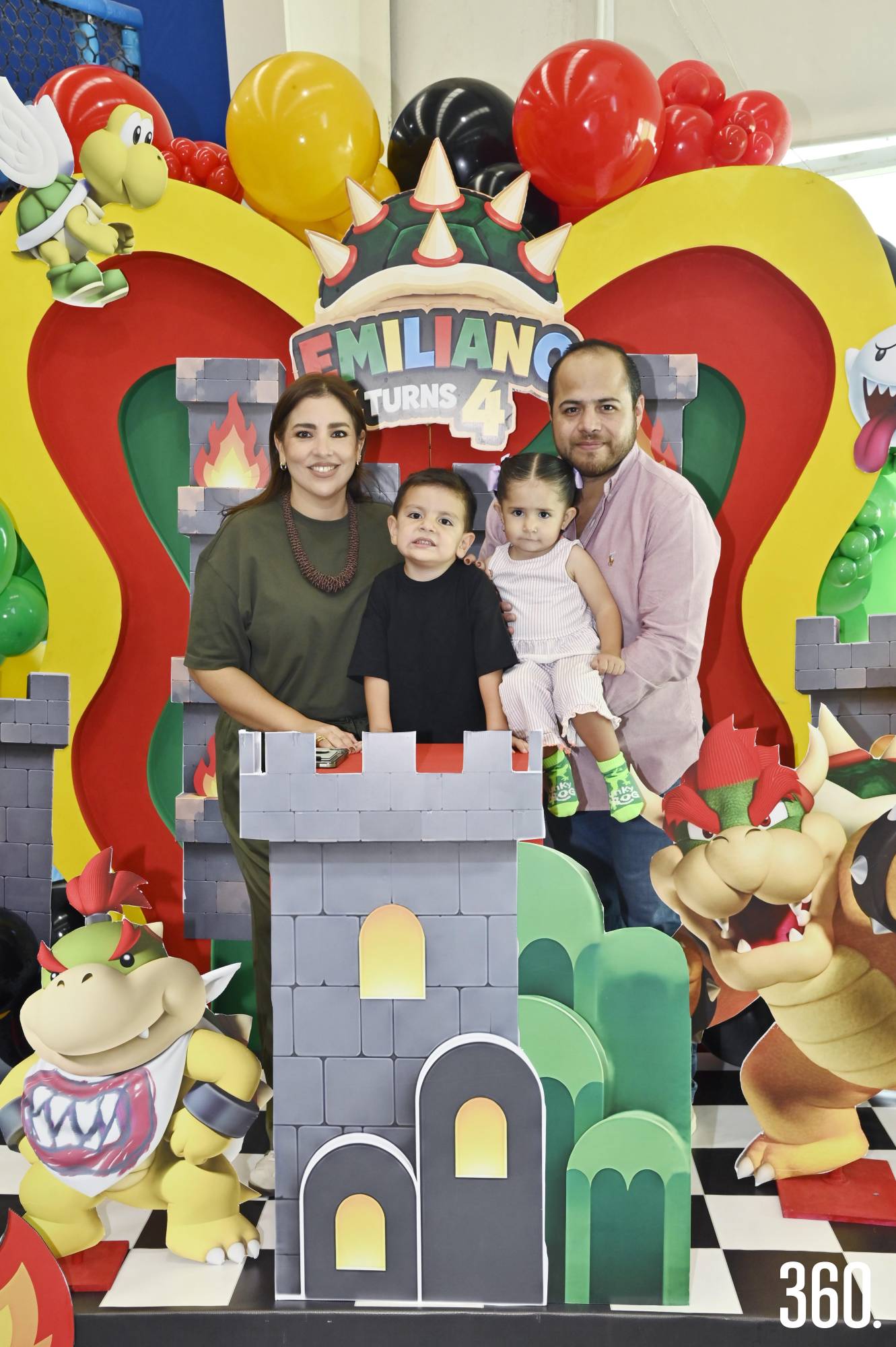 $!Samantha Natividad, Emiliano, Constanza y Jesús Fernando Rodríguez.