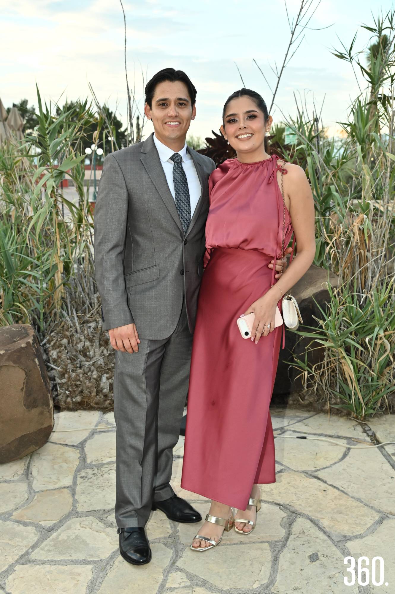 $!Óscar de la Peña y Karina Alfaro.