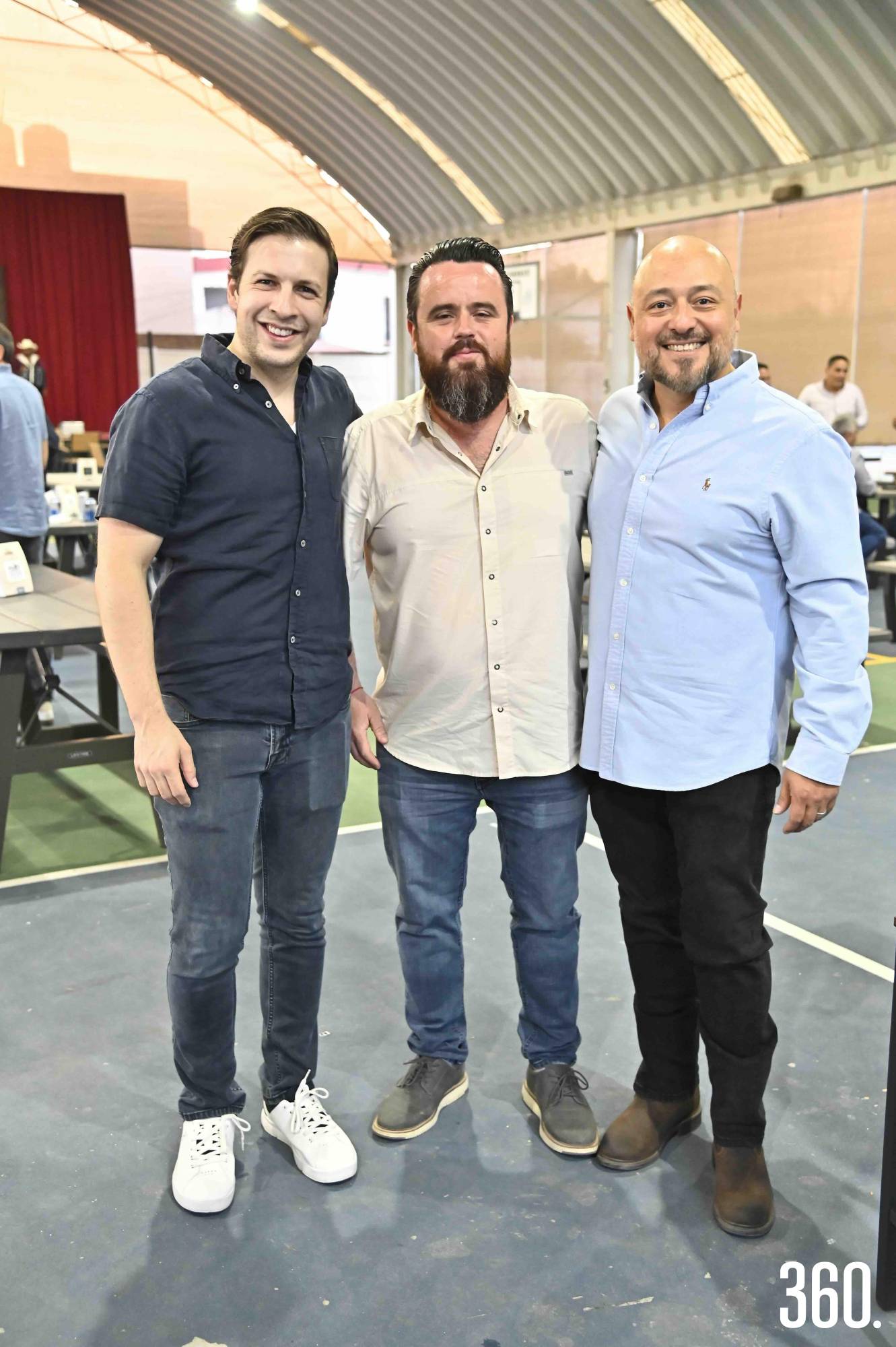 $!Emanuel Álvarez, Daniel Lezama y Benito García.
