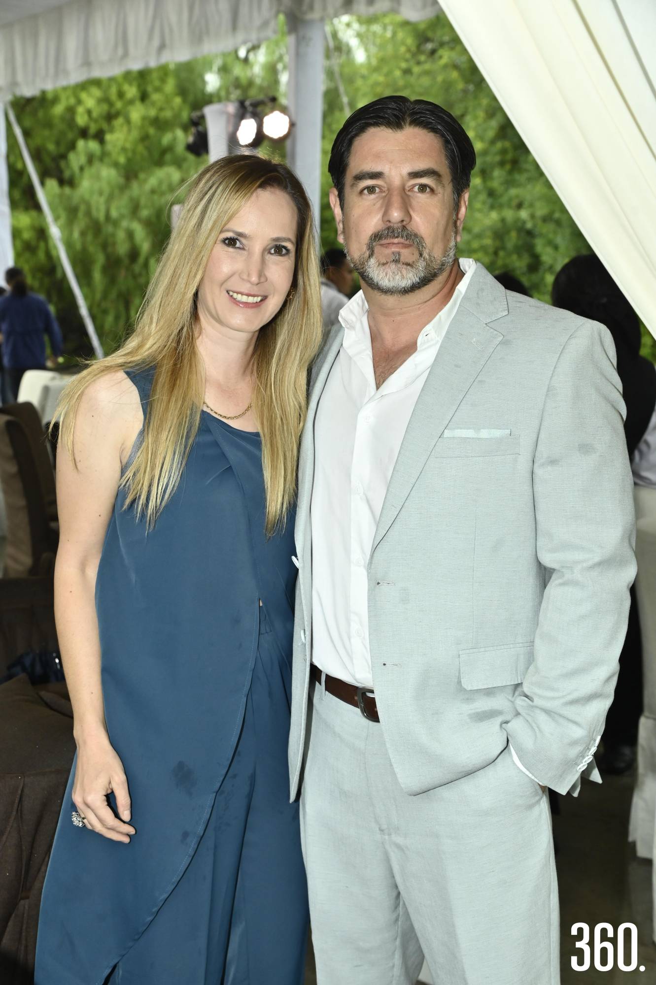 $!Gina Cepeda y Rodrigo Valdés.