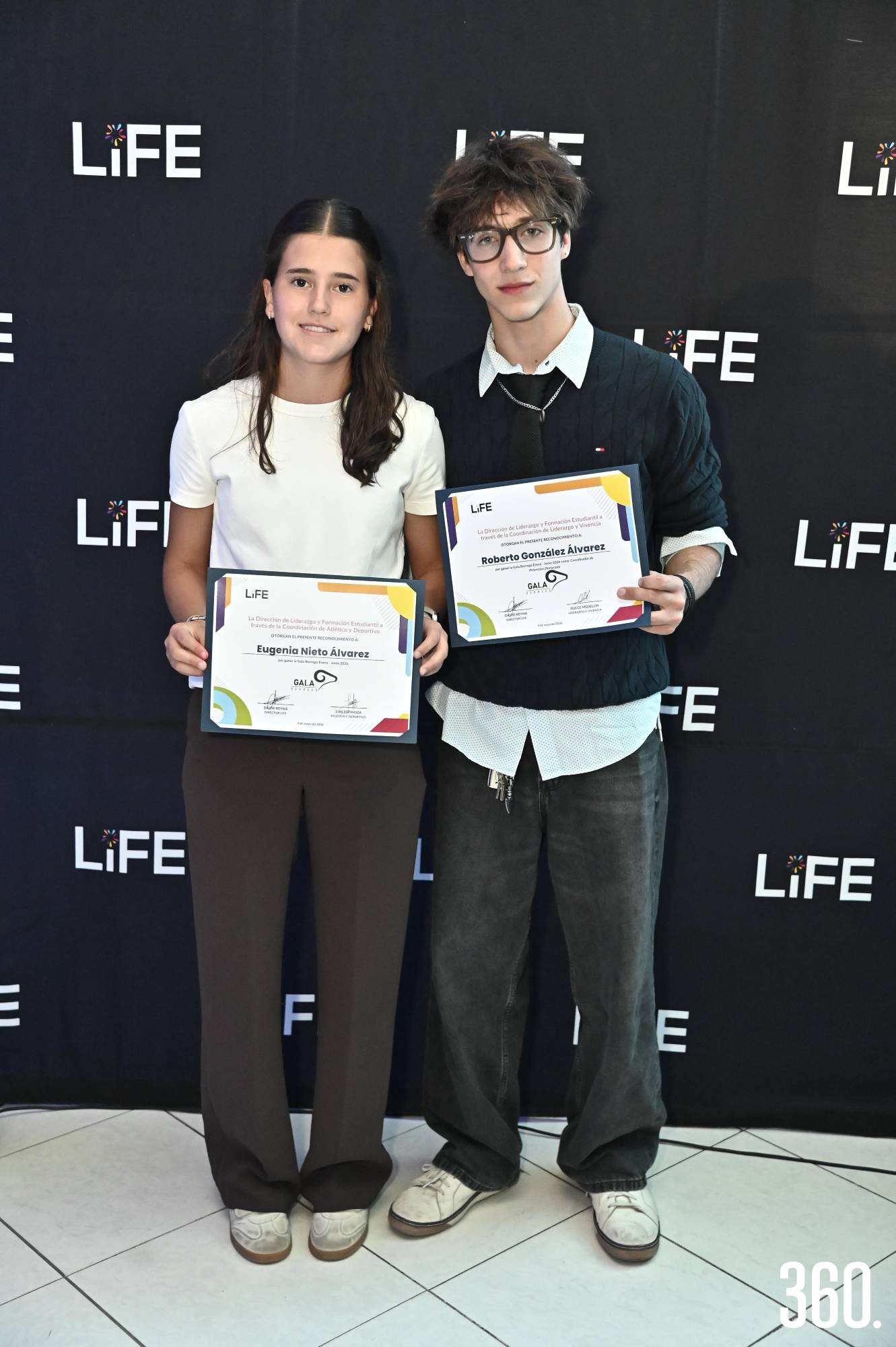 $!Eugenia Nieto y Roberto González.