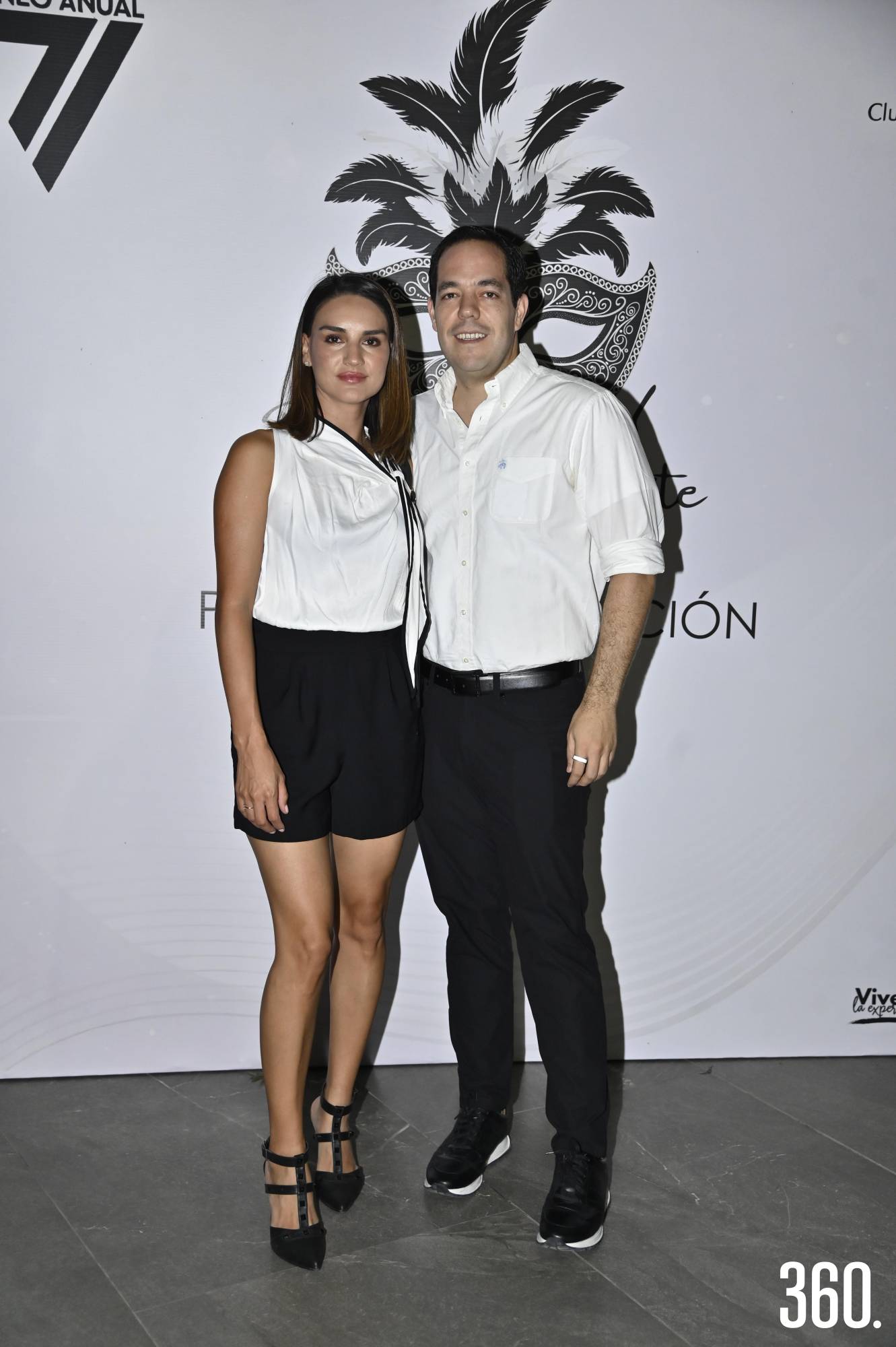 $!Evelyn Salazar y Jorge López.