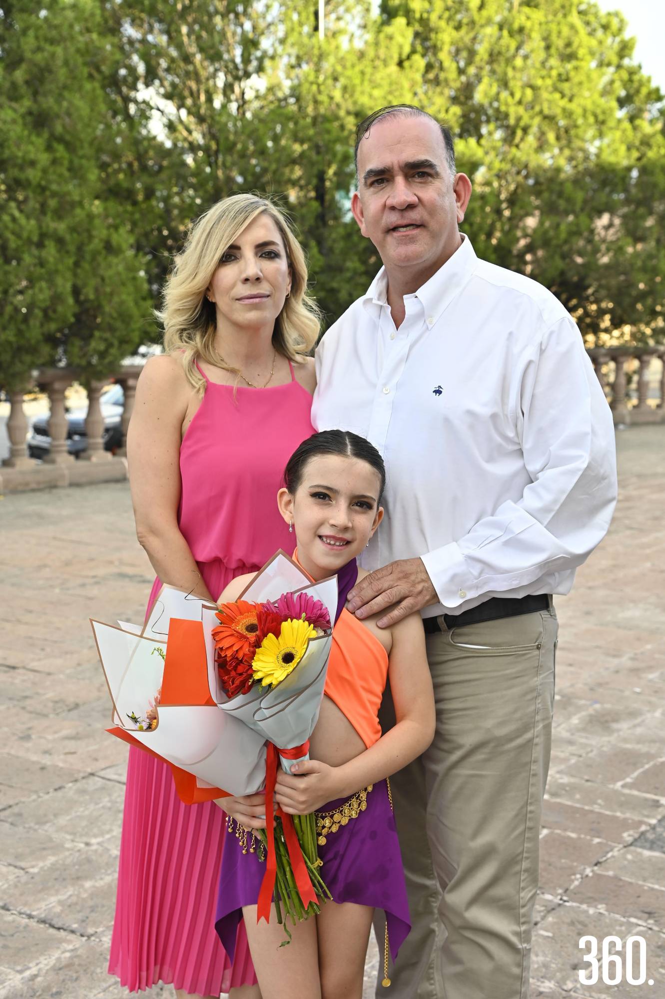 $!Greta Duarte y Miguel Williamson con su hija, Greta.