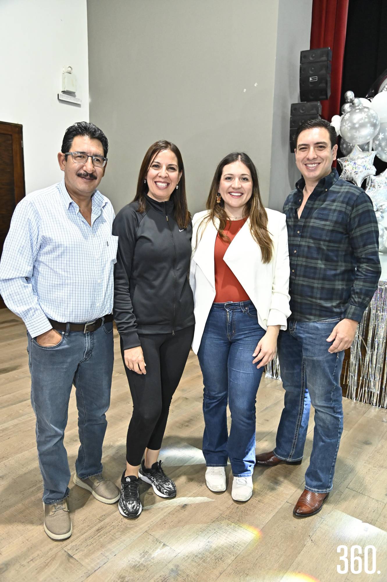 $!Manuel Dainitín, Emma Salazar, Lorena Lara y Manuel Dainitín.