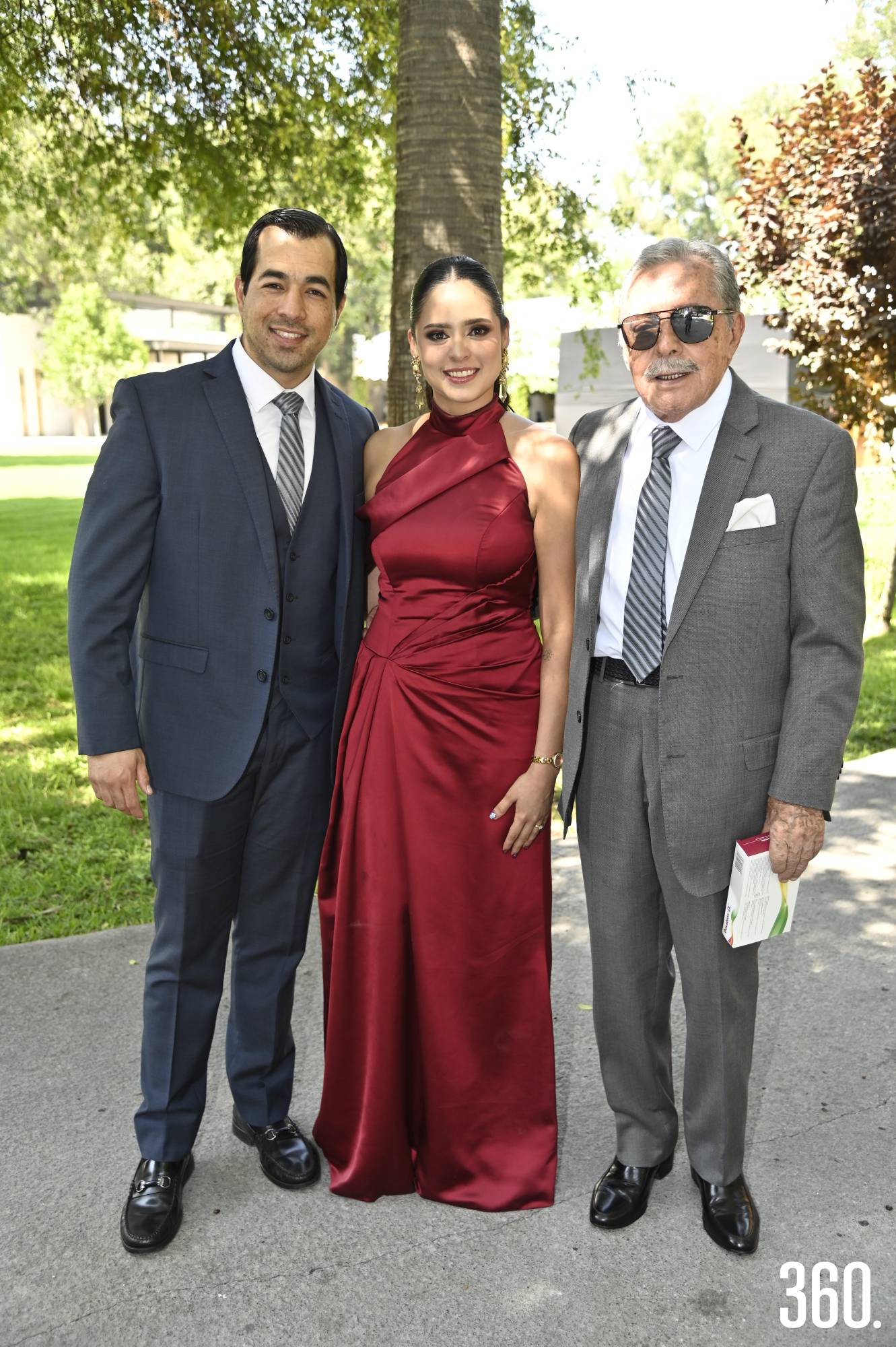 $!Mario Sosa, María José Bustos y José López.