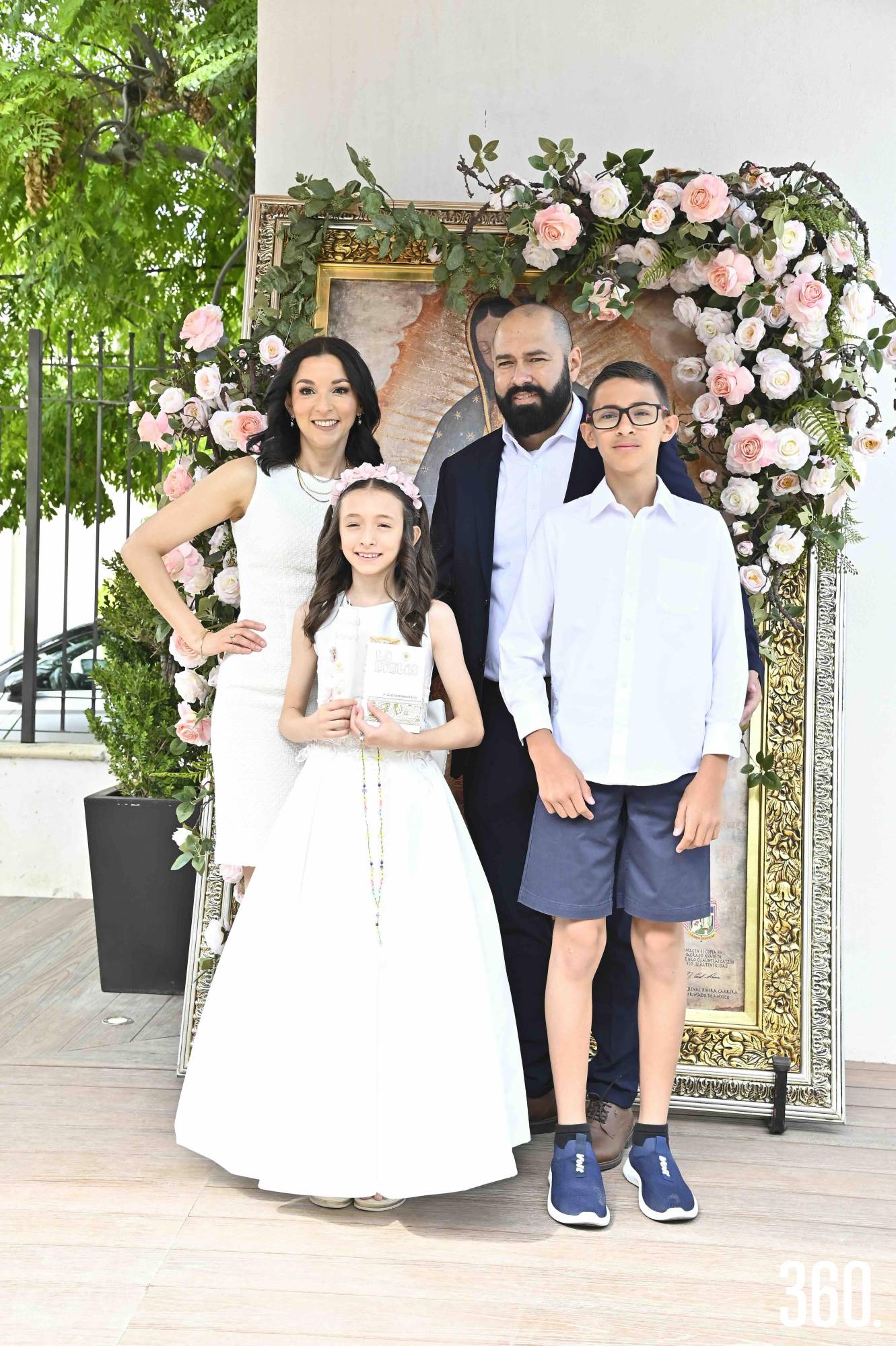$!Mayra Rodríguez, Eduardo Leos, Ana Sofía Leos y Matías Leos.