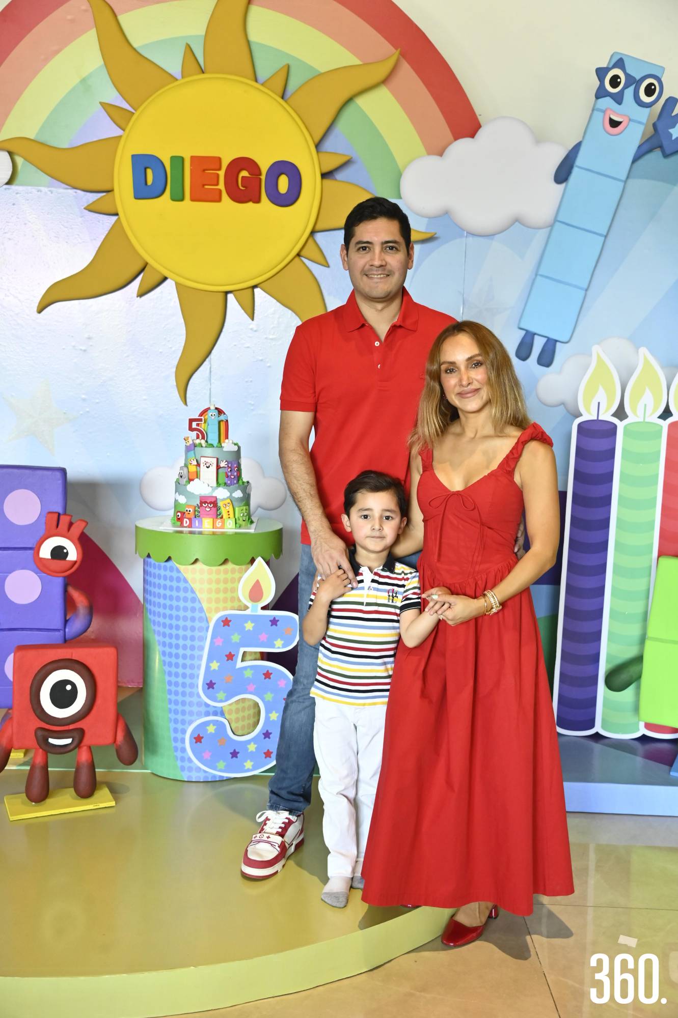 $!Diego con sus papás, Jesús Briseño y Dinorah Téllez.