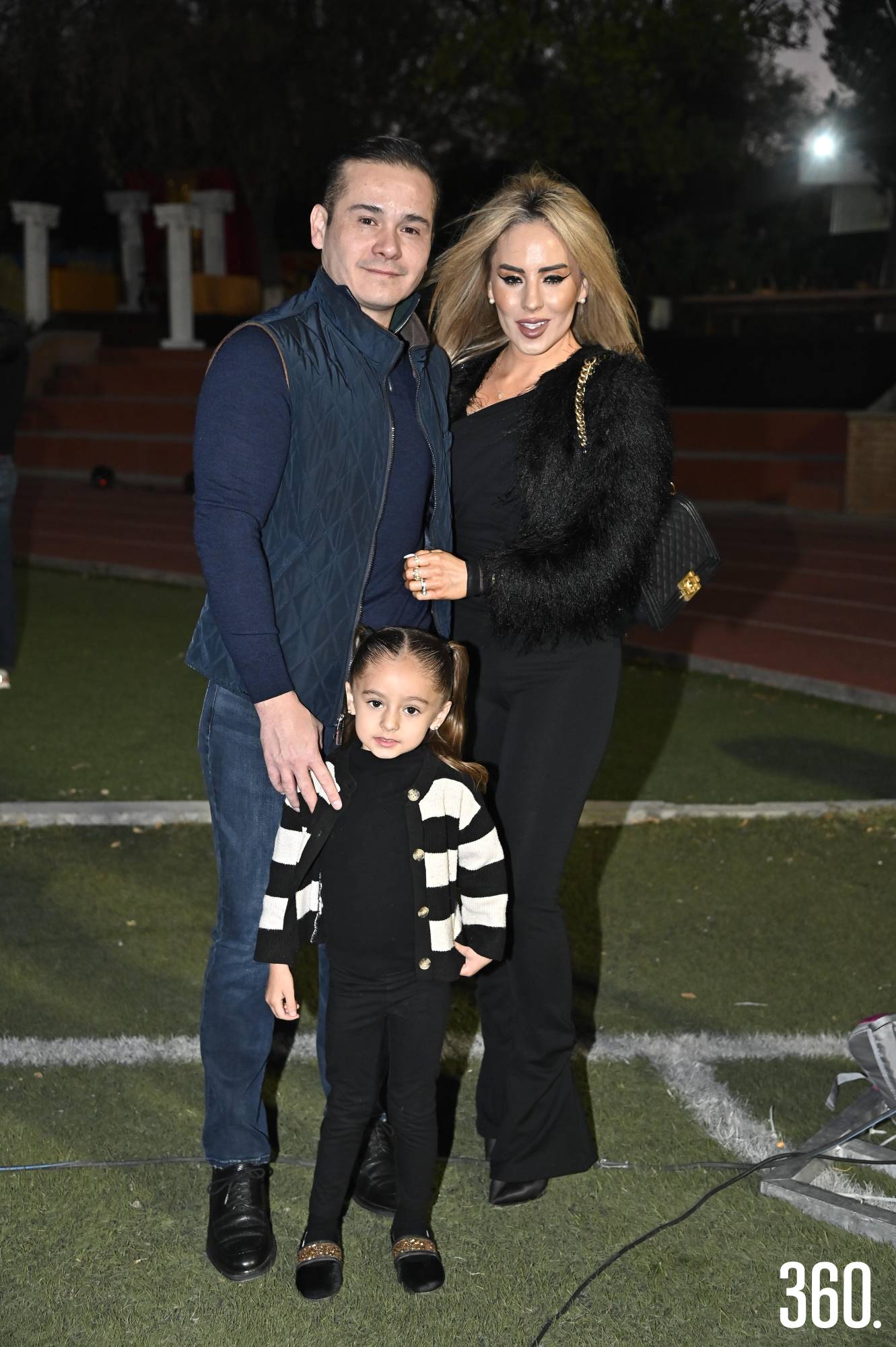 $!Daniel Loera, Lola Galicia y Elisa Loera.