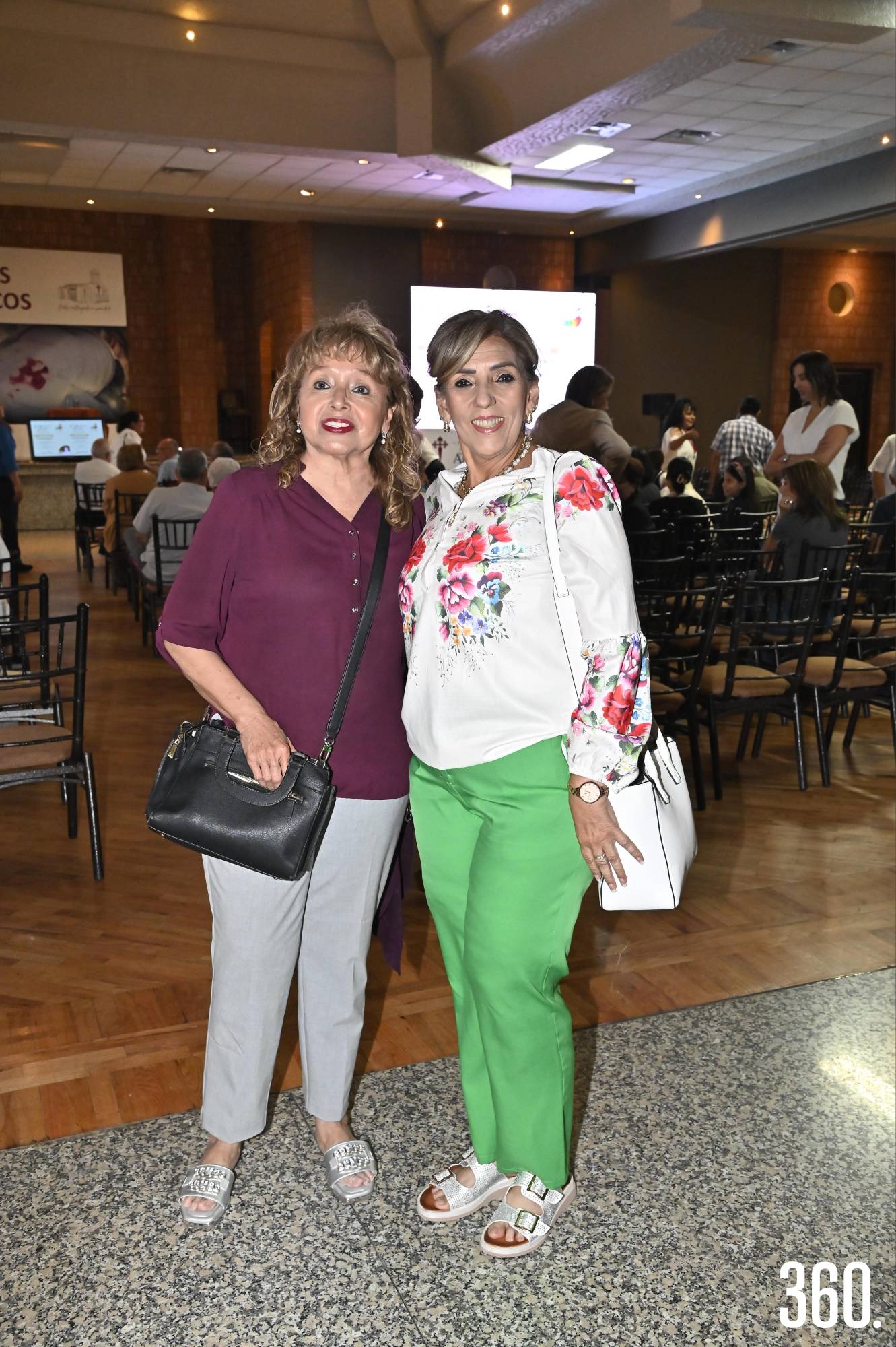 $!Amalia Padilla y María Eugenia Meza.