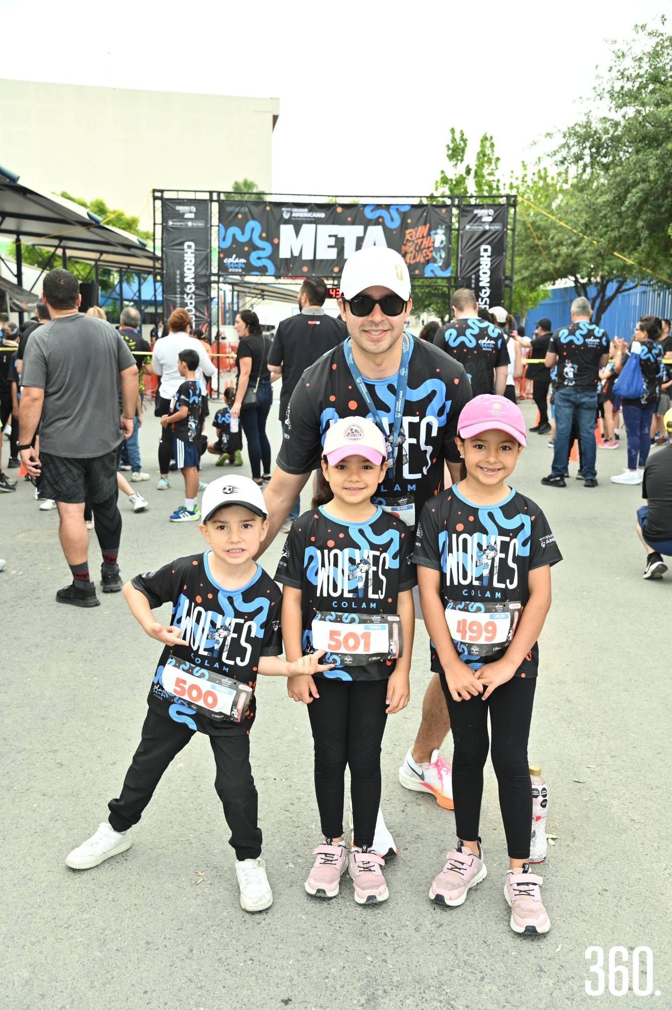$!Ulises, Joaquín, Camila y Carlota López.