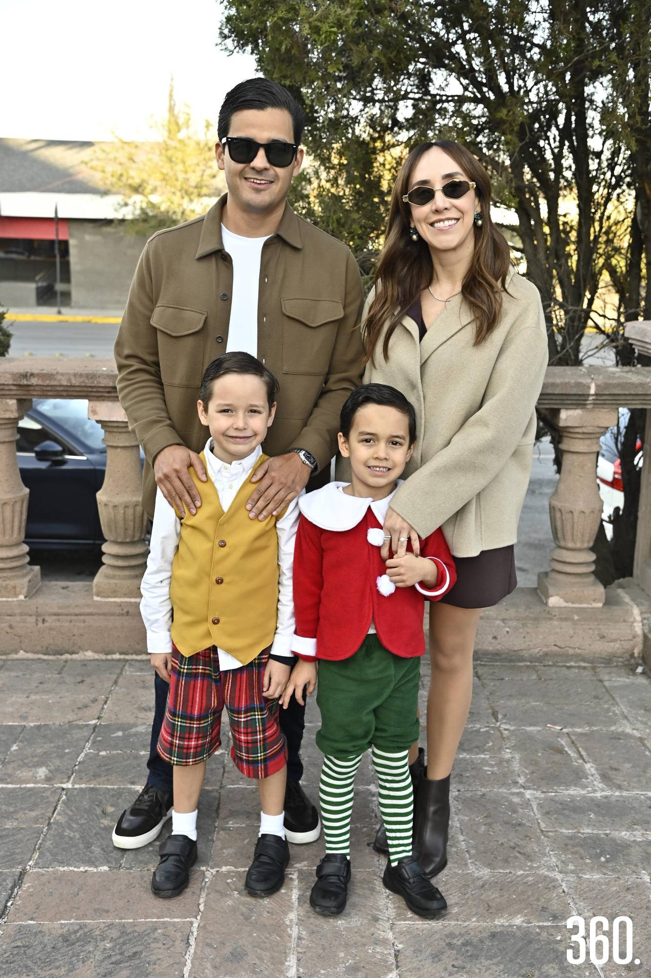 $!Eder López, Miriam Cárdenas, Braulio y Alejandro López.