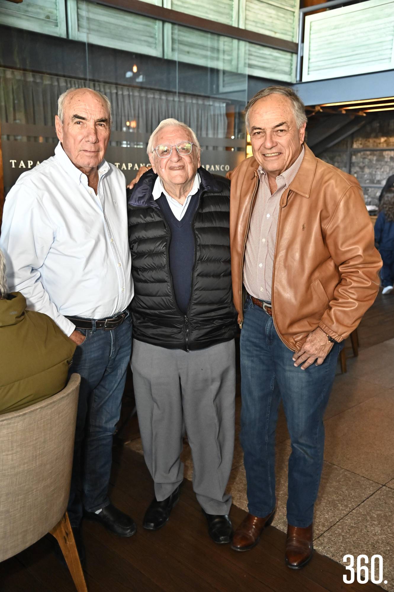 $!Kiko Cepeda, Armando Fuentes Aguirre y Abraham Cepeda.