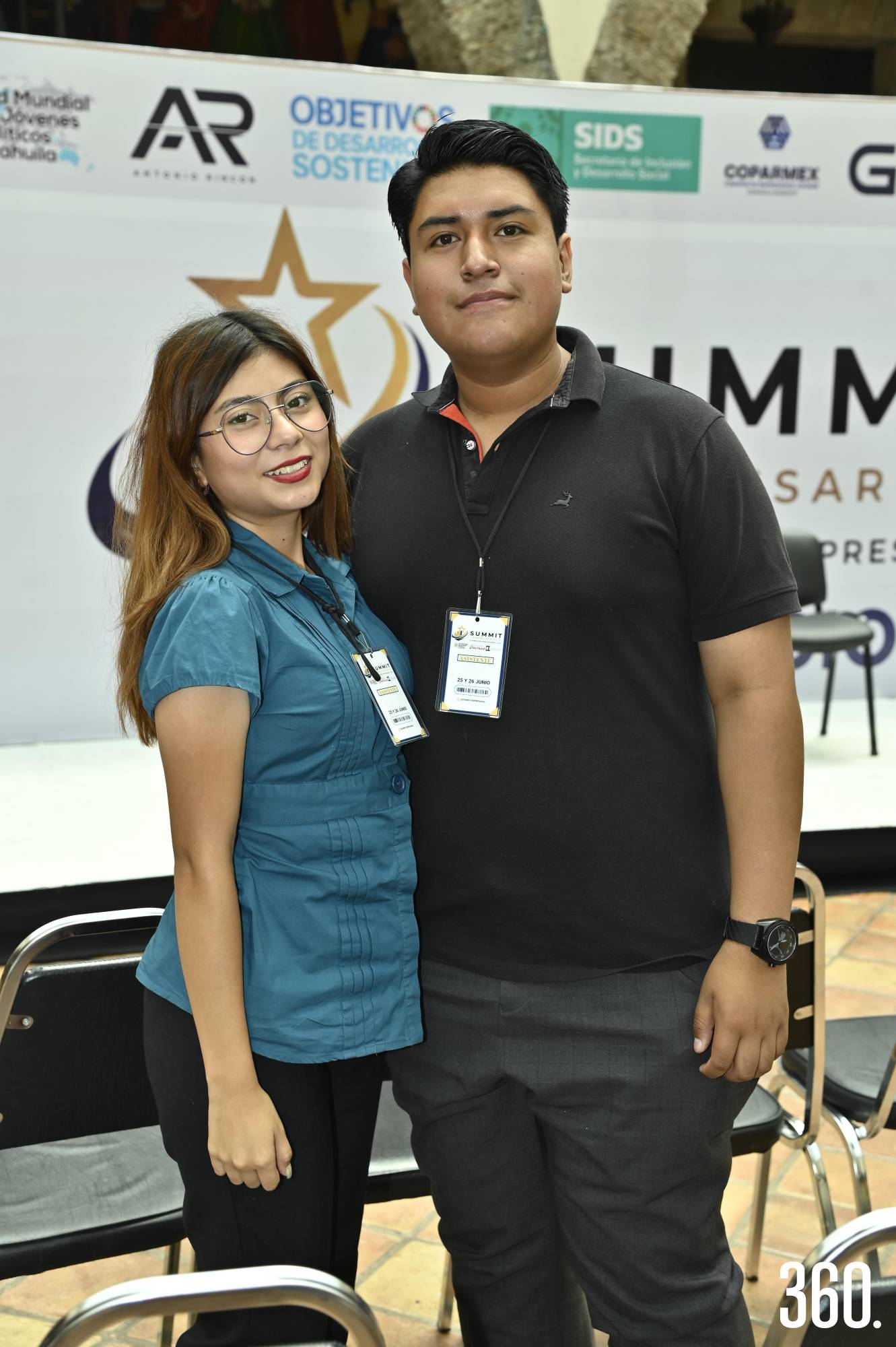 $!Dafne Salinas y Santiago Gallegos.