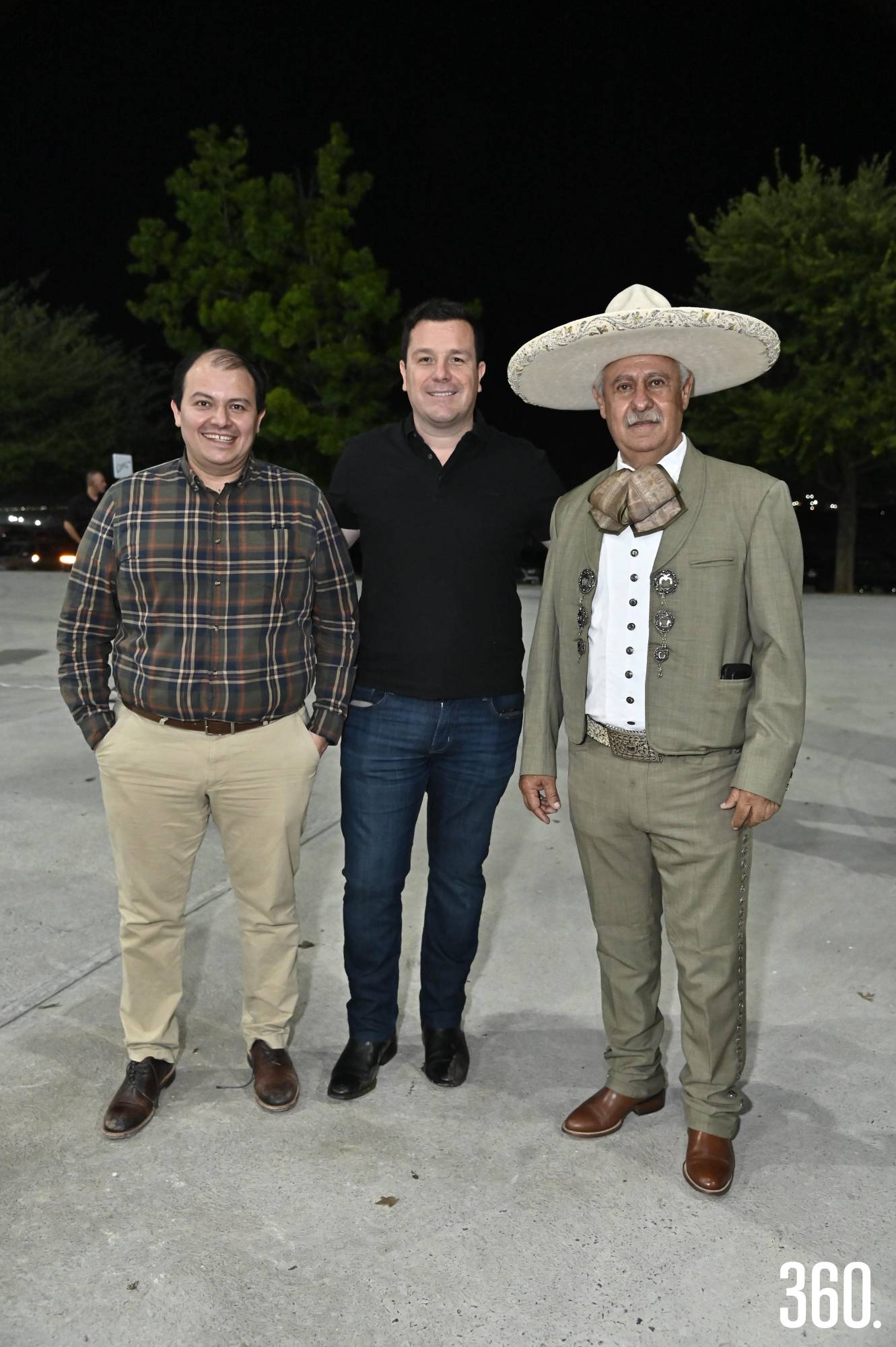 $!Alejandro González, Federico Fernández y Leonardo Dávila.