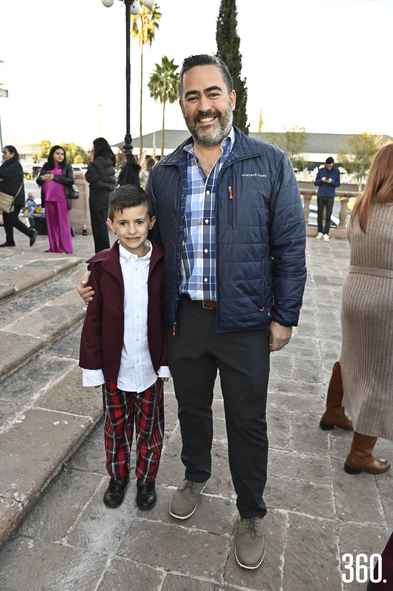 $!Miguel con su hijo Miguel Arizpe Santoscoy.