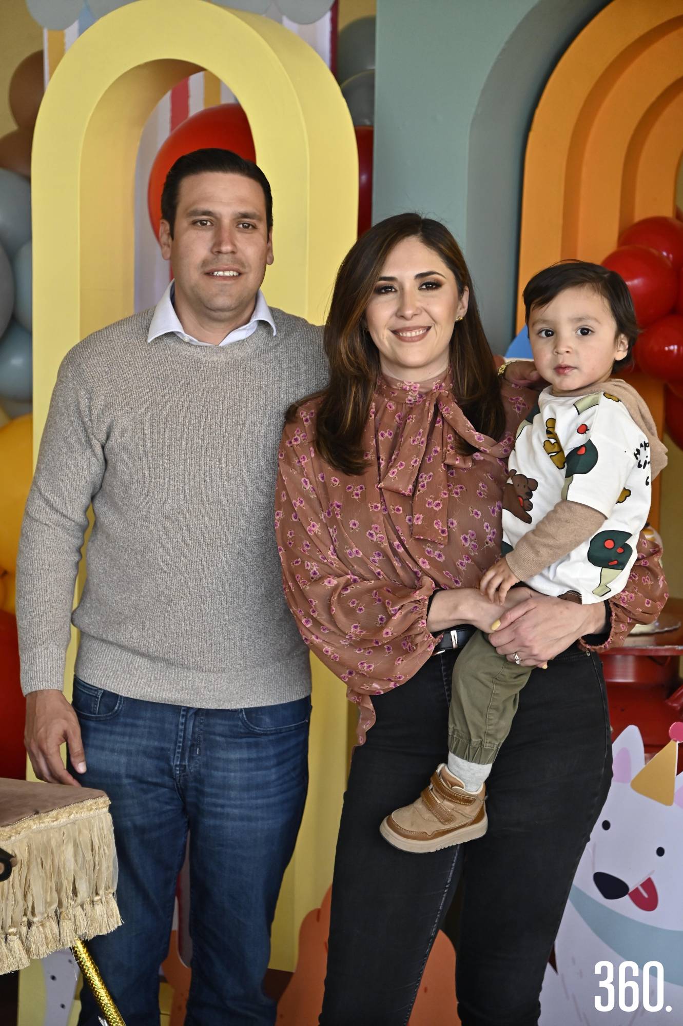 $!Fer con sus padres: Alfonso Villarreal y Edna Amavizca.