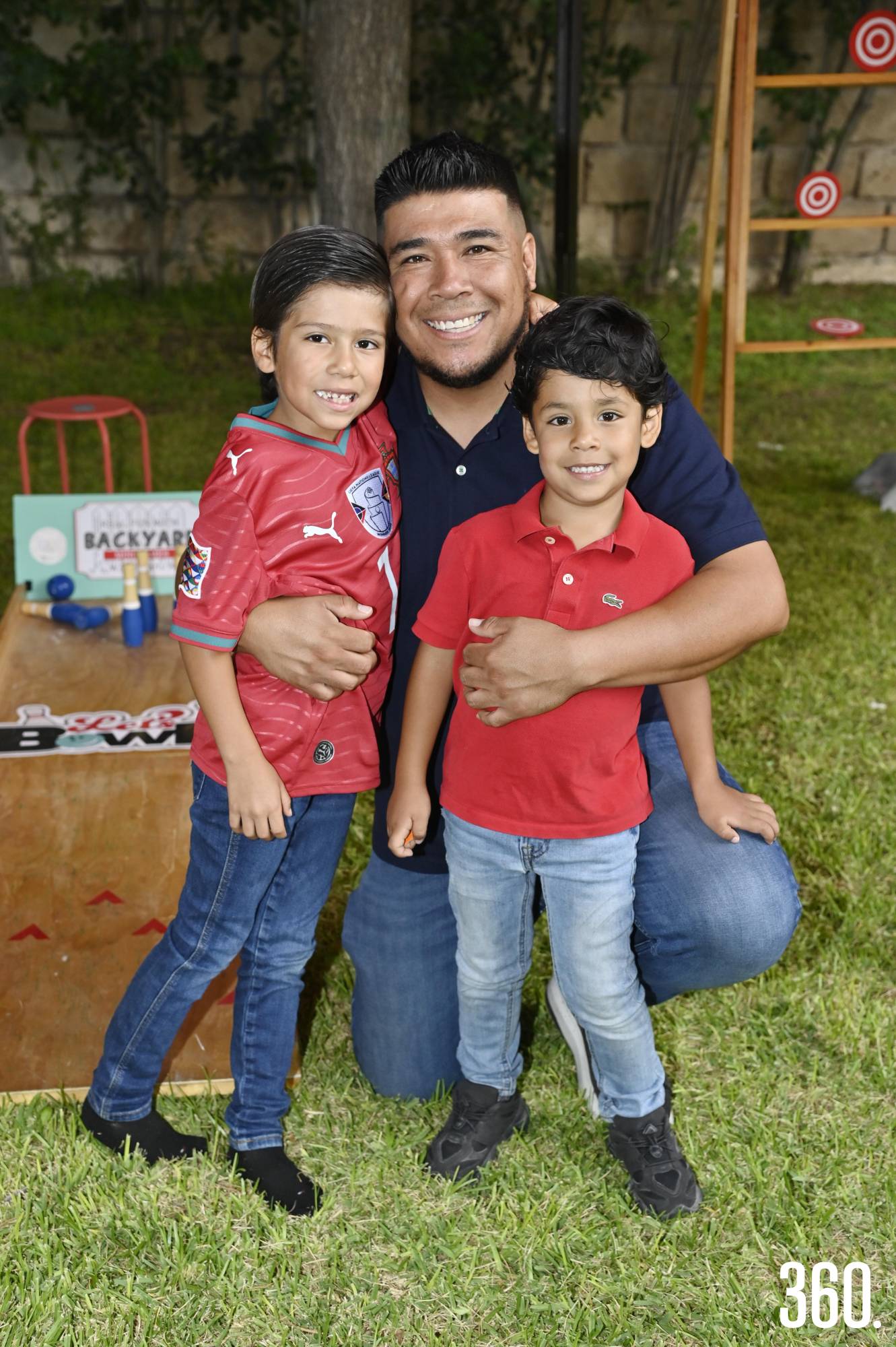 $!Damián, Omar y Nicolás Méndez.