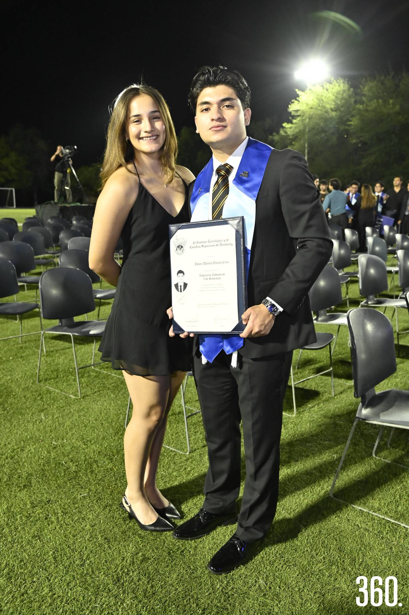 $!Ana Covarrubias y Johan Daniel García.