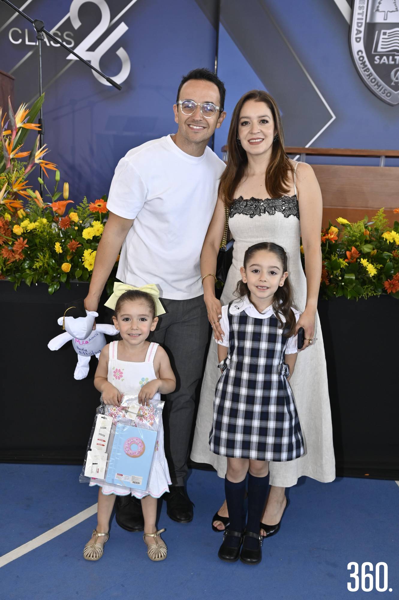 $!Humberto Galindo, Glenda Valdés, Ana Elena y Amelia Galindo.